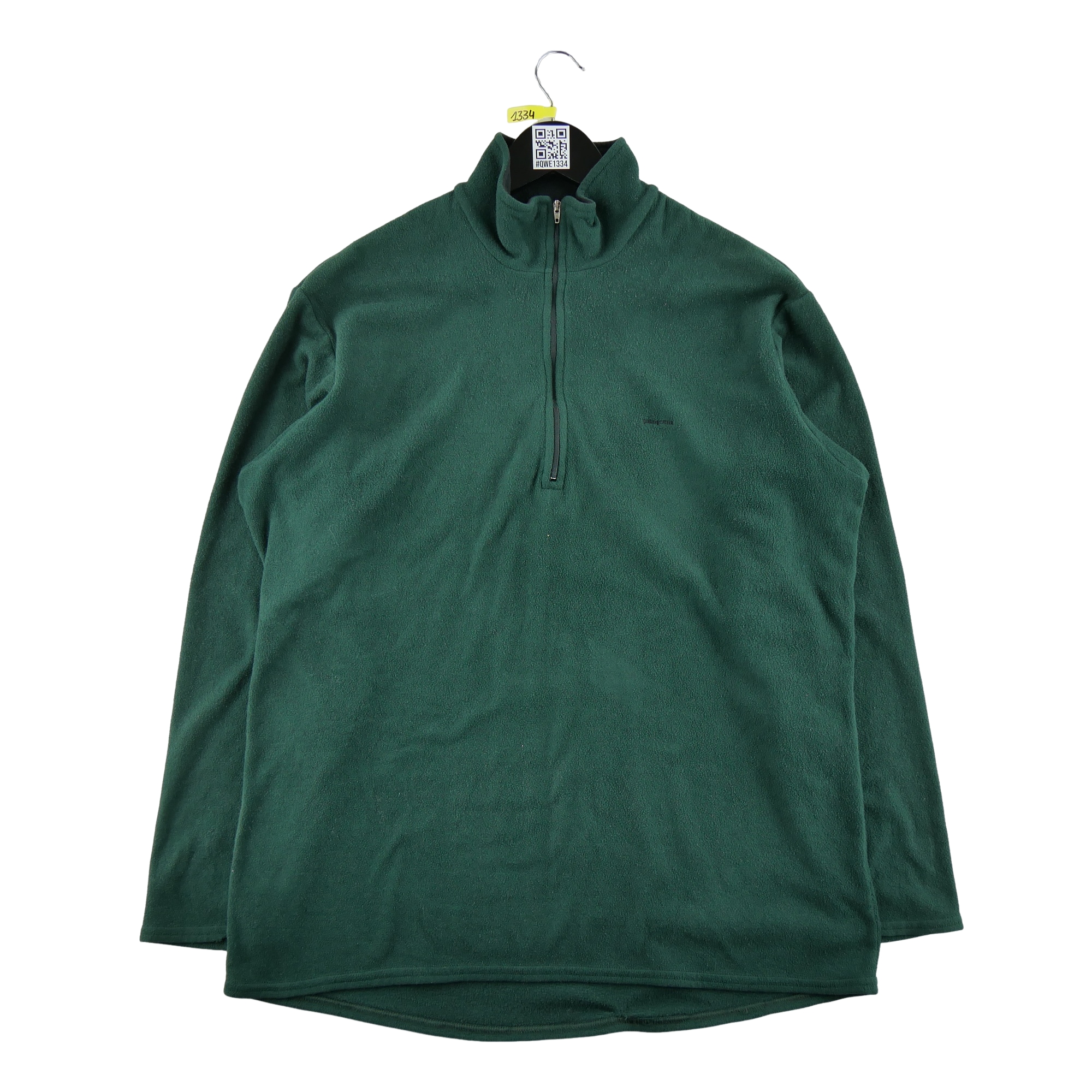 Pull polaire Homme Vintage Y2K Vert