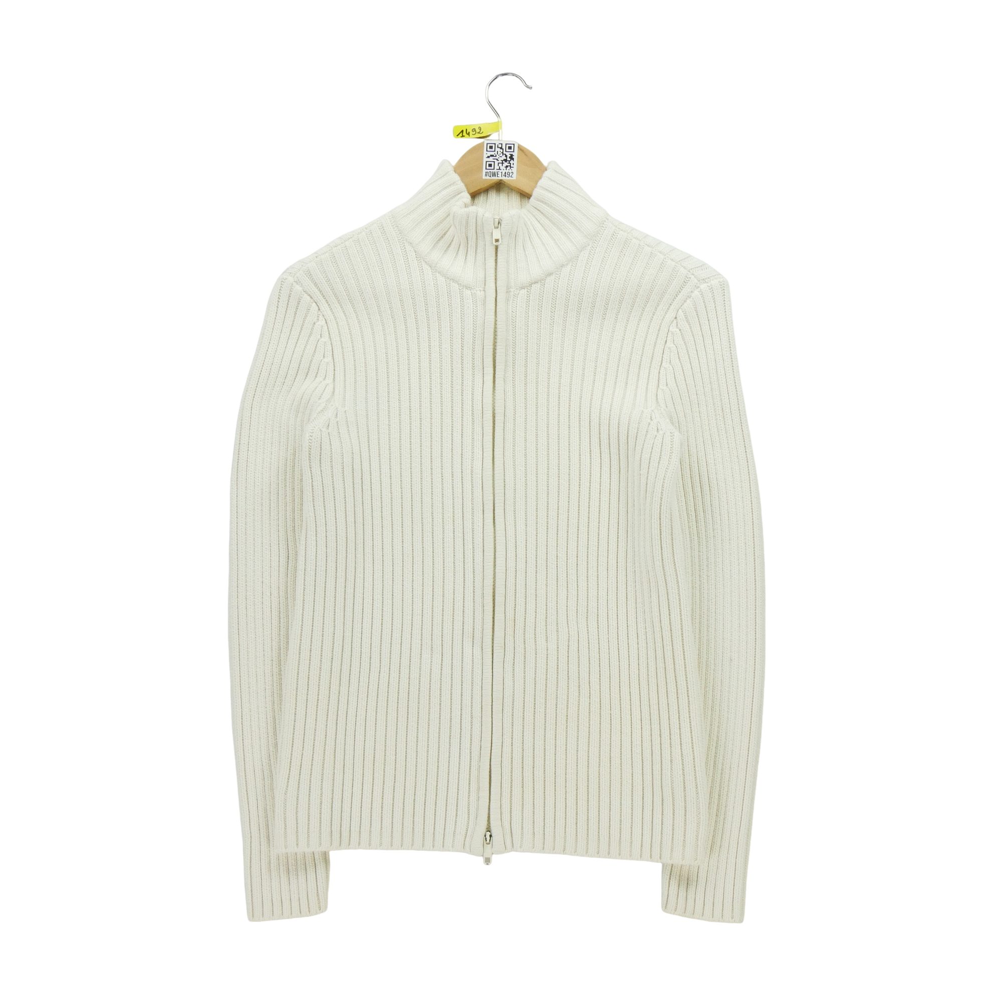 Pull Femme  full zip Beige 1