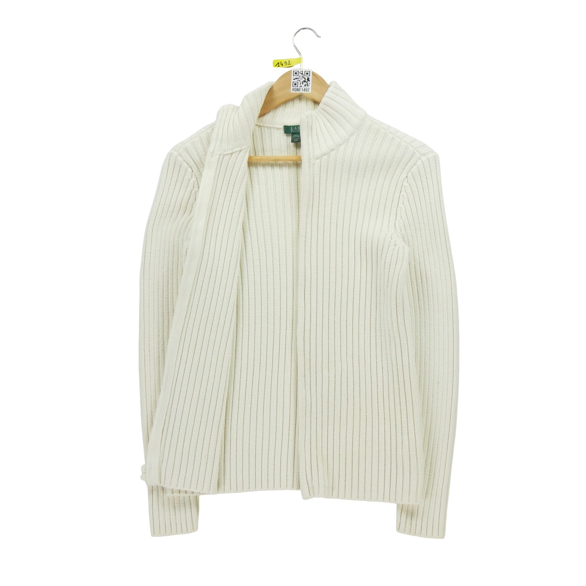 Pull Femme  full zip Beige 3