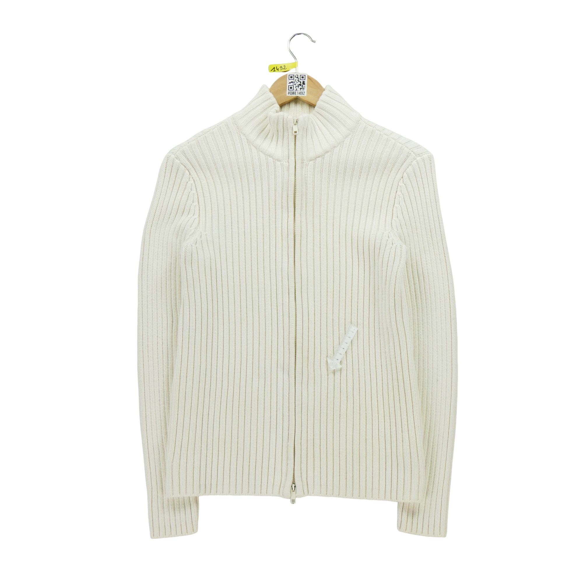 Pull Femme  full zip Beige 5