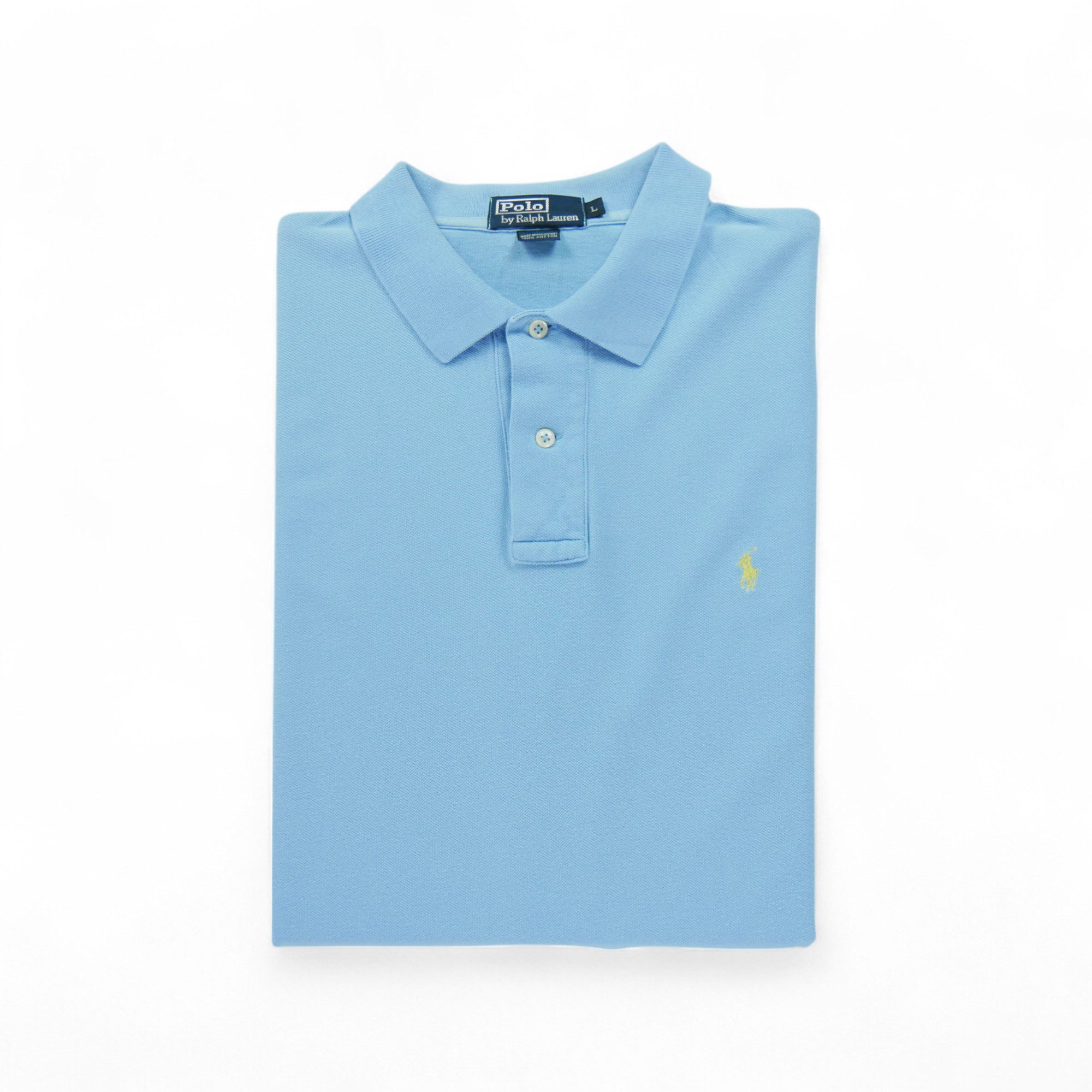Polo manches longues Homme Bleu clair - Excellent état