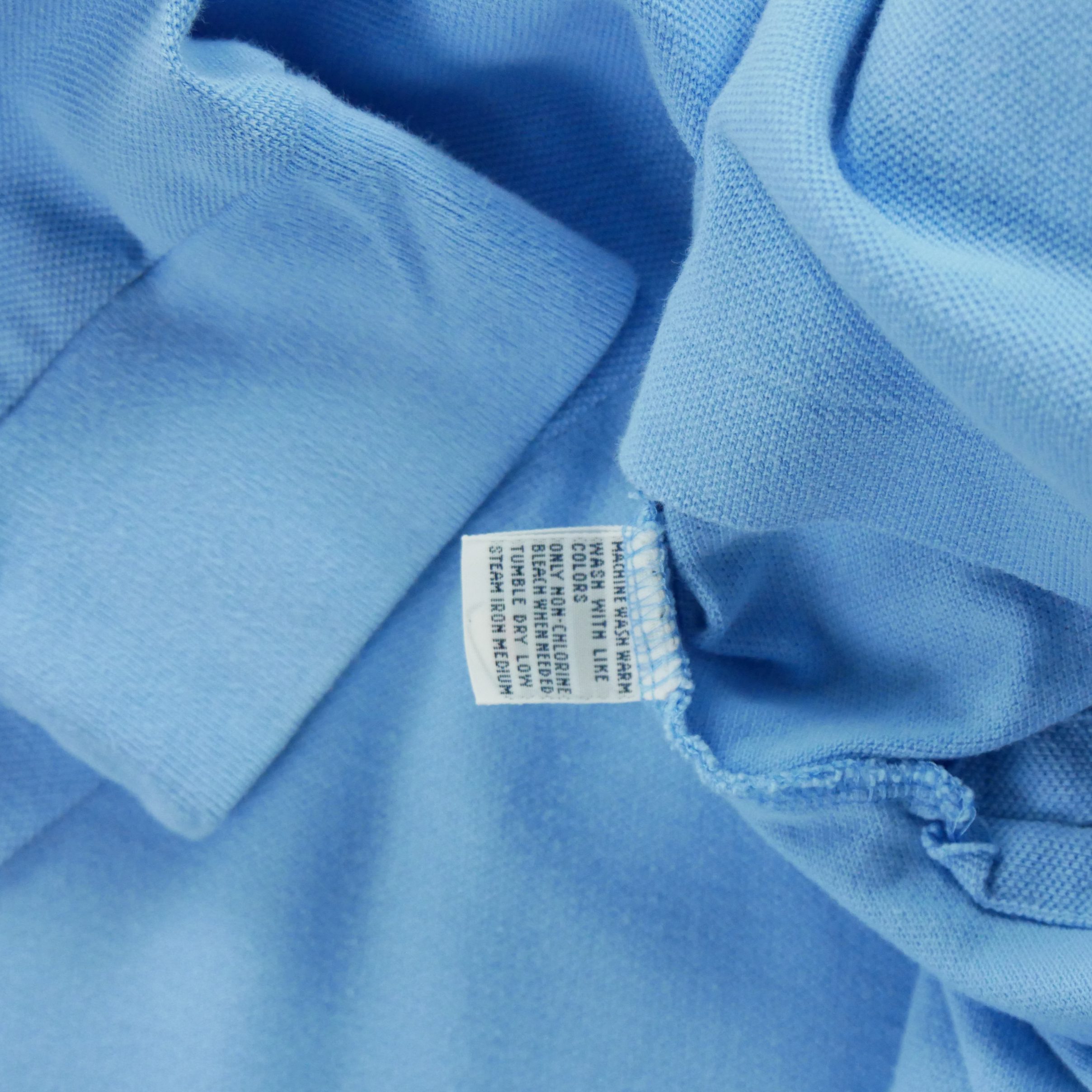 Polo manches longues Homme  Bleu clair 7