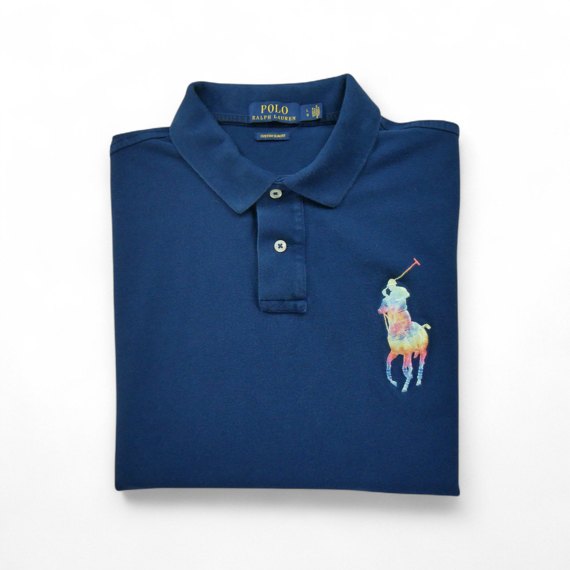 Polo manches courtes Homme Marine - Bon état