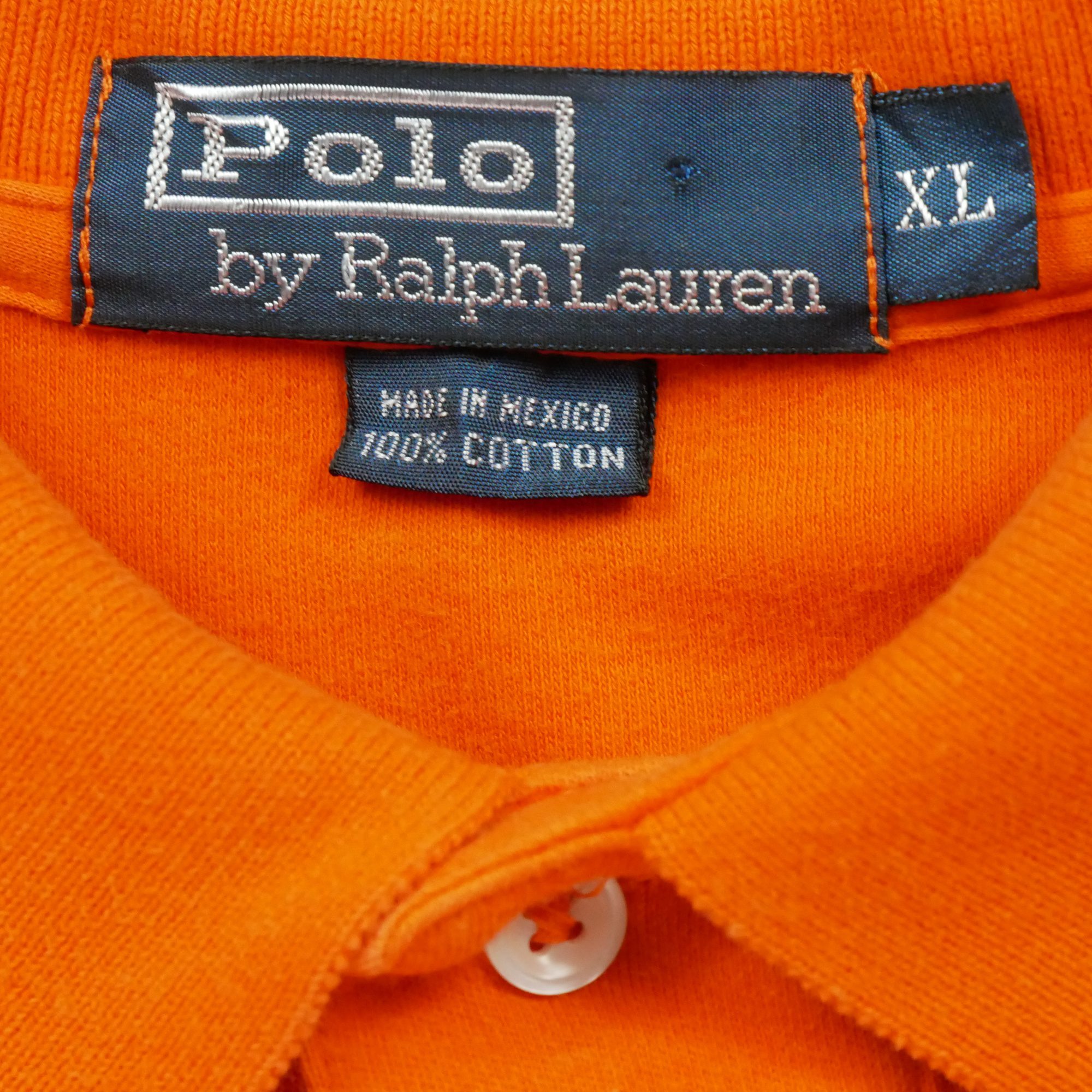 Polo manches courtes Homme  Orange 7