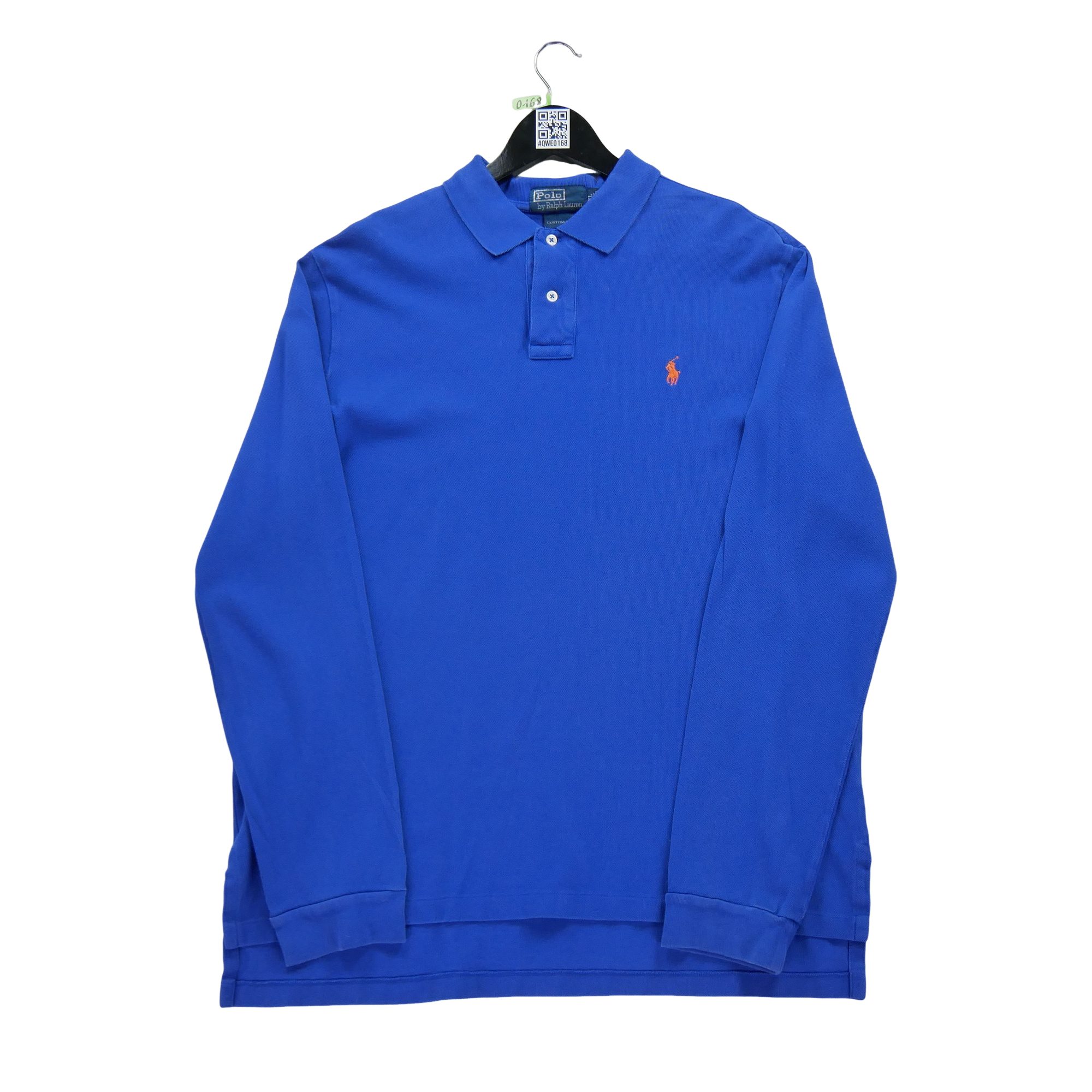 Polo manches longues Homme  Bleu 1