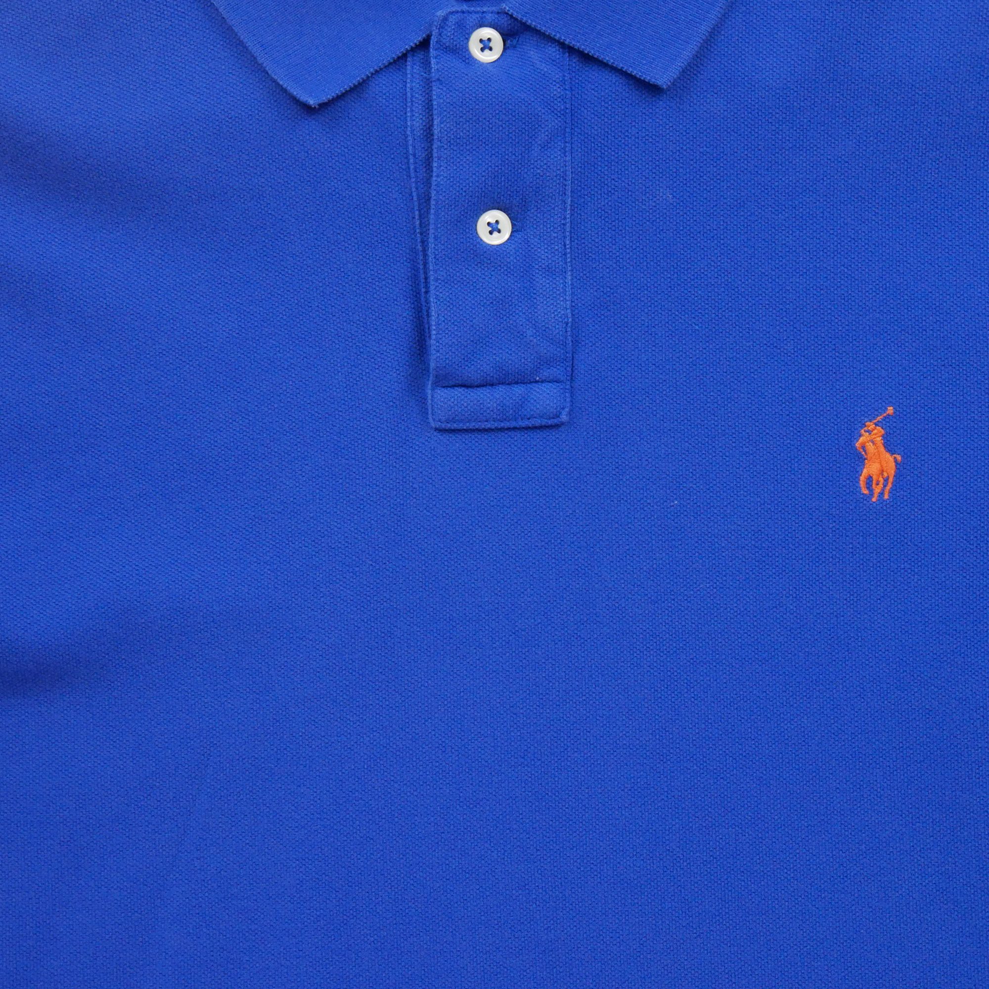 Polo manches longues Homme  Bleu 3