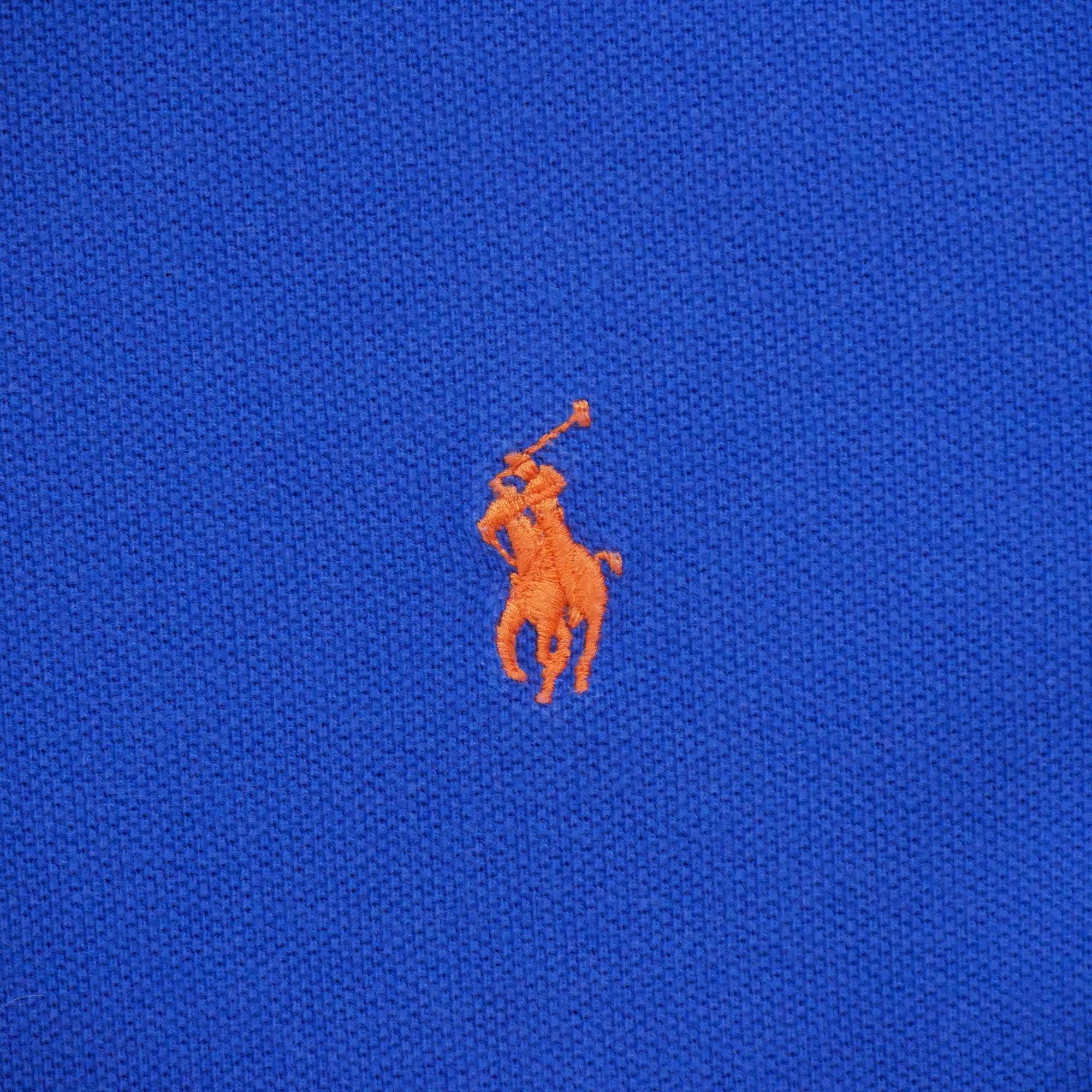 Polo manches longues Homme  Bleu 4