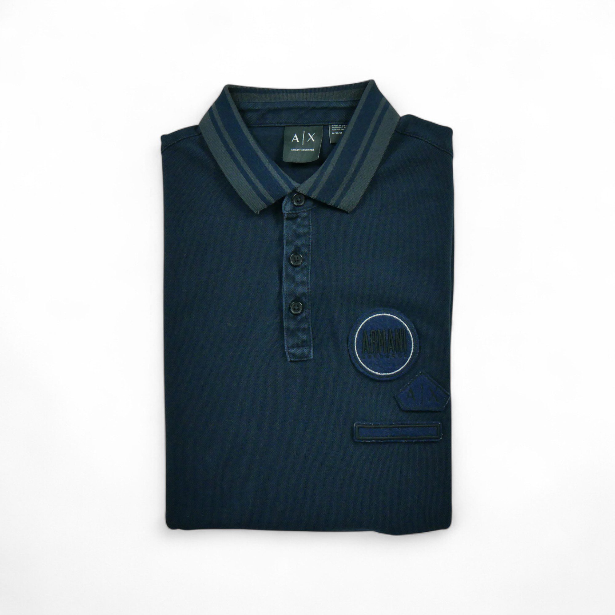 Polo manches courtes Homme  Marine 1