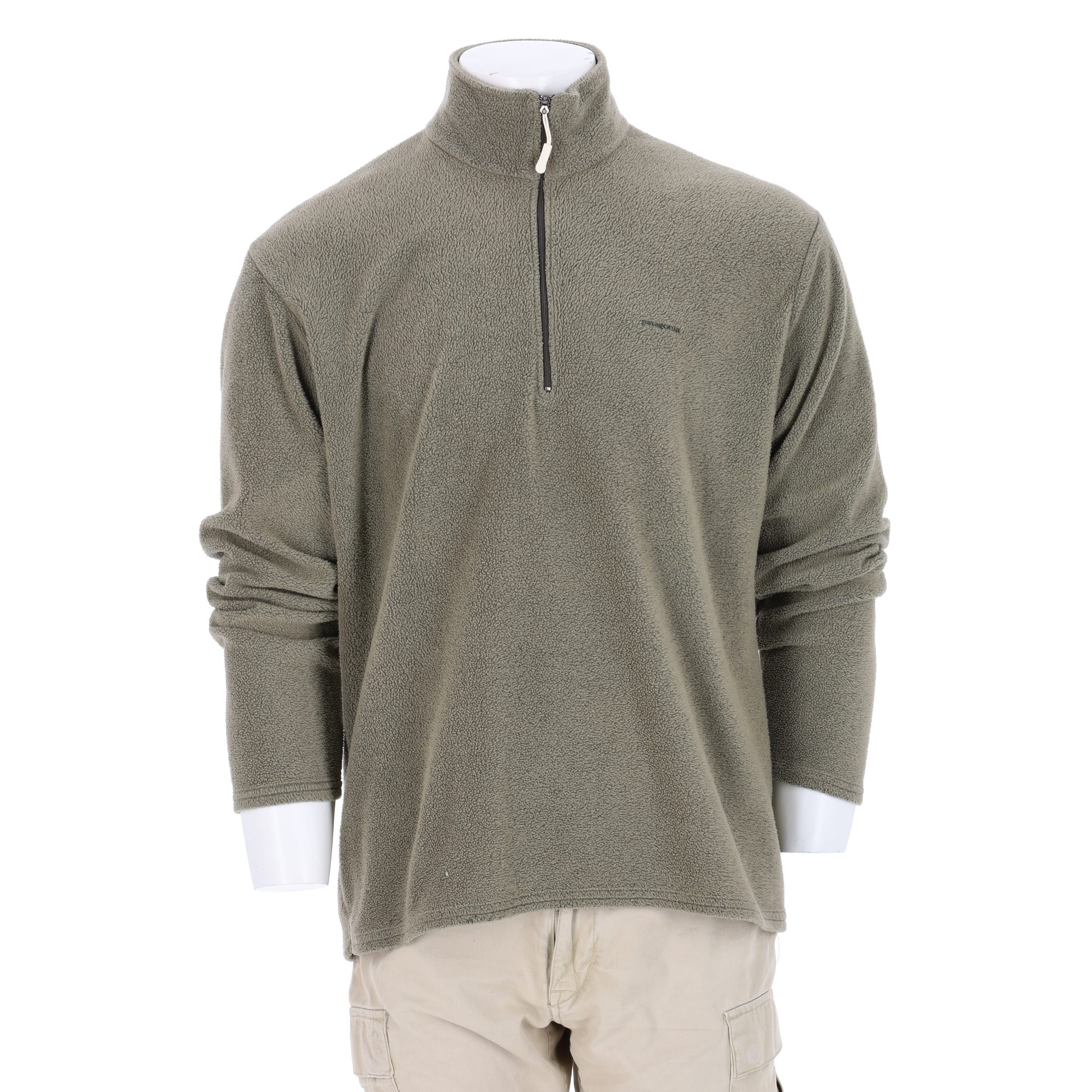 Pull polaire Homme  Retro Kaki 1