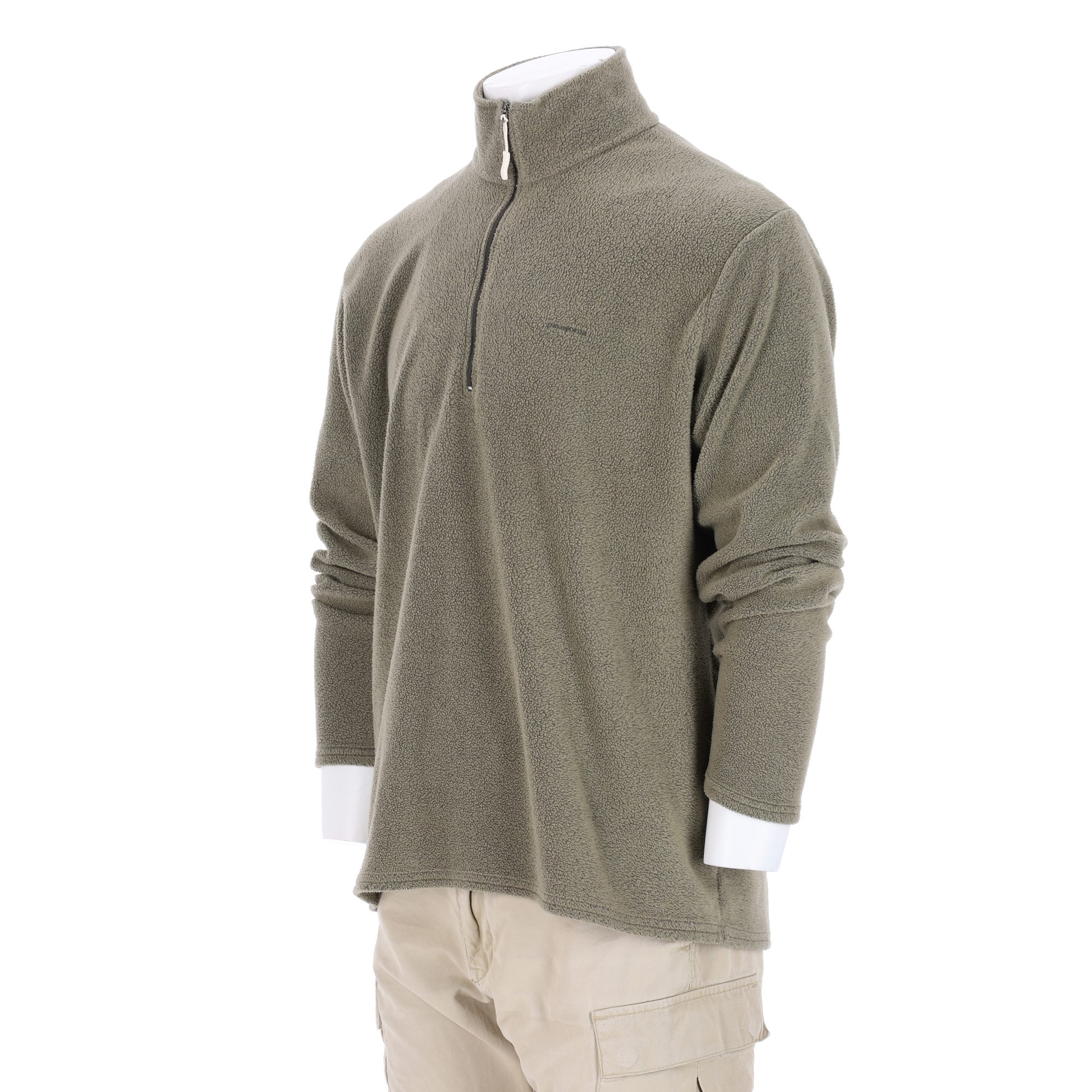 Pull polaire Homme  Retro Kaki 5