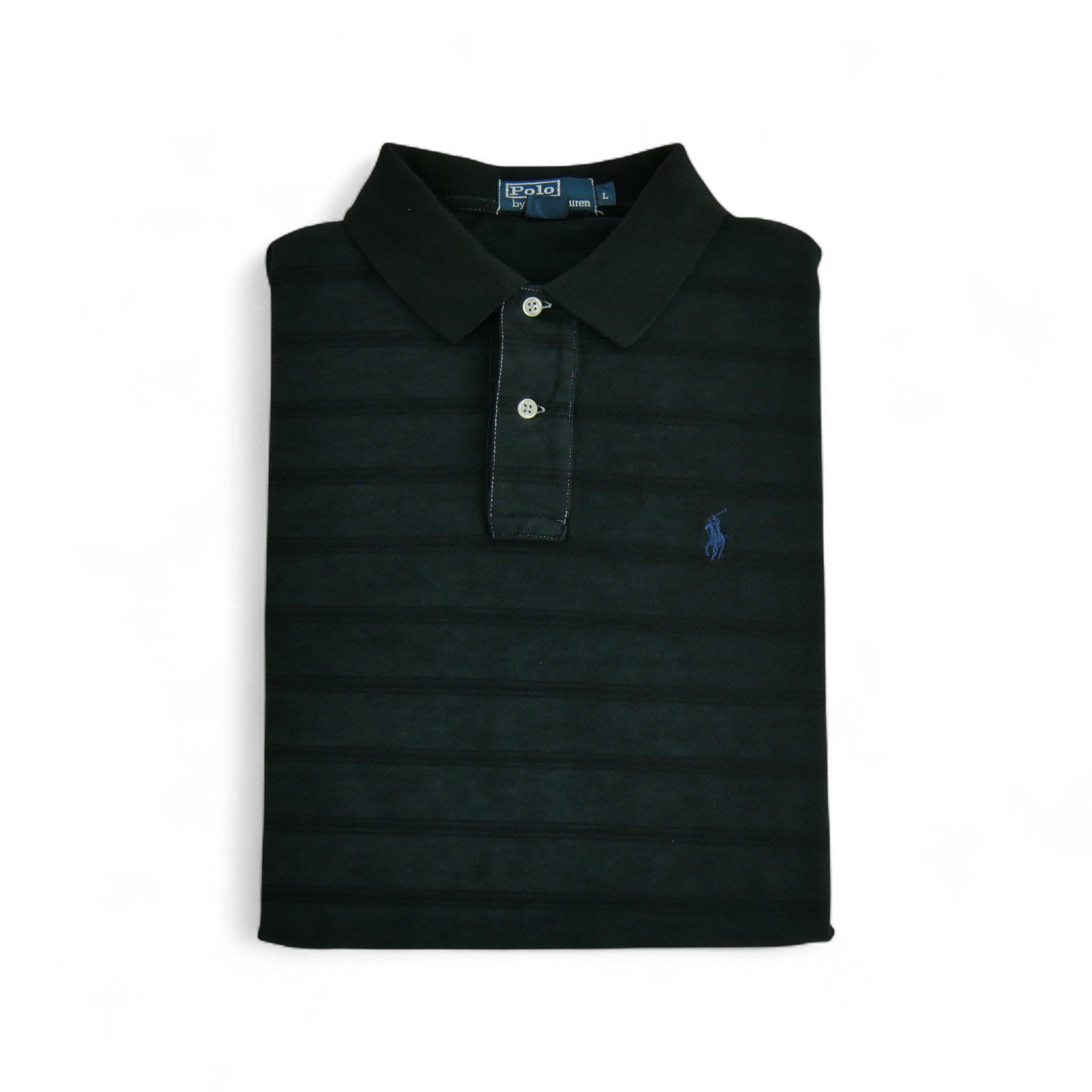 Polo manches courtes Homme Noir - État correct