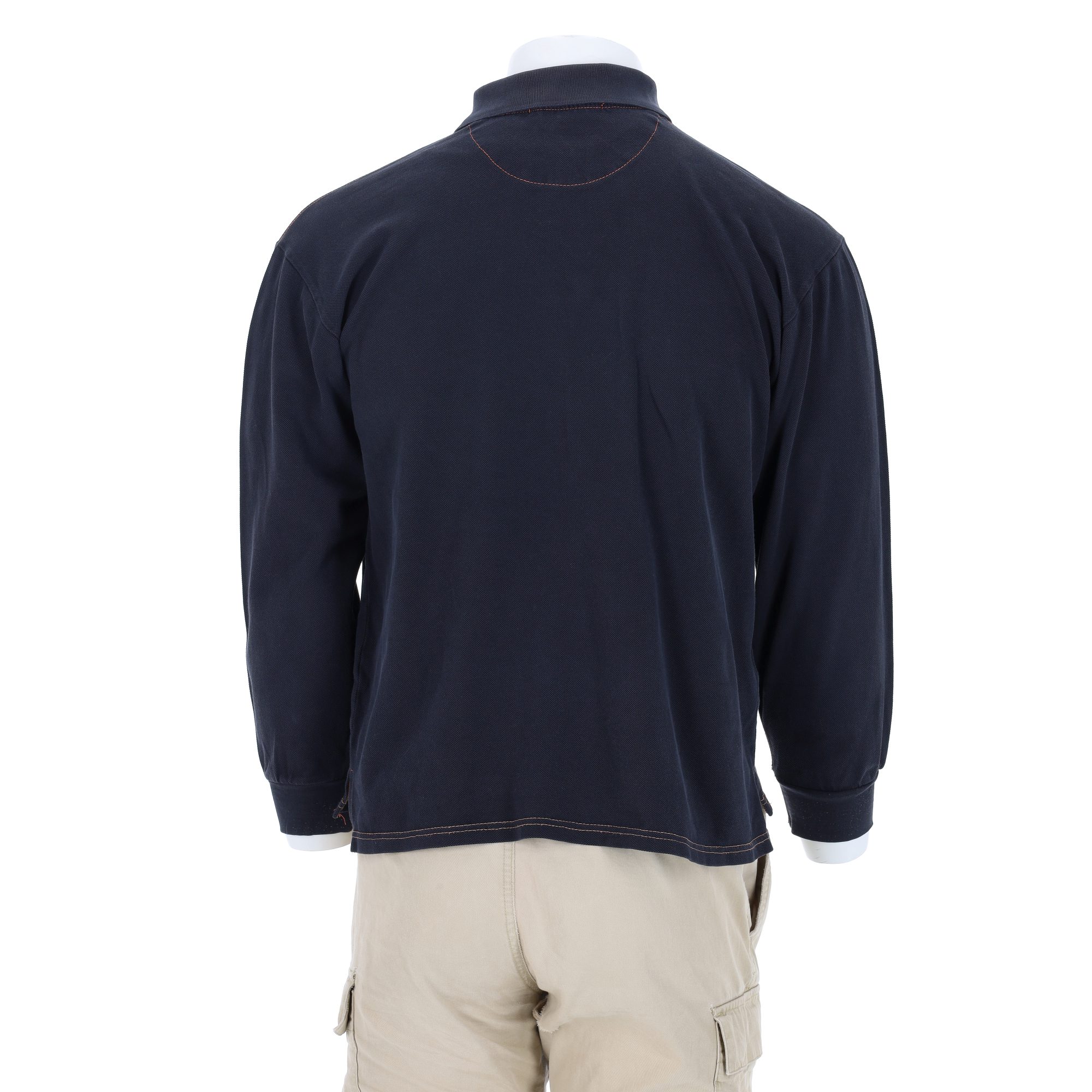 Polo manches longues Homme  Gris 2