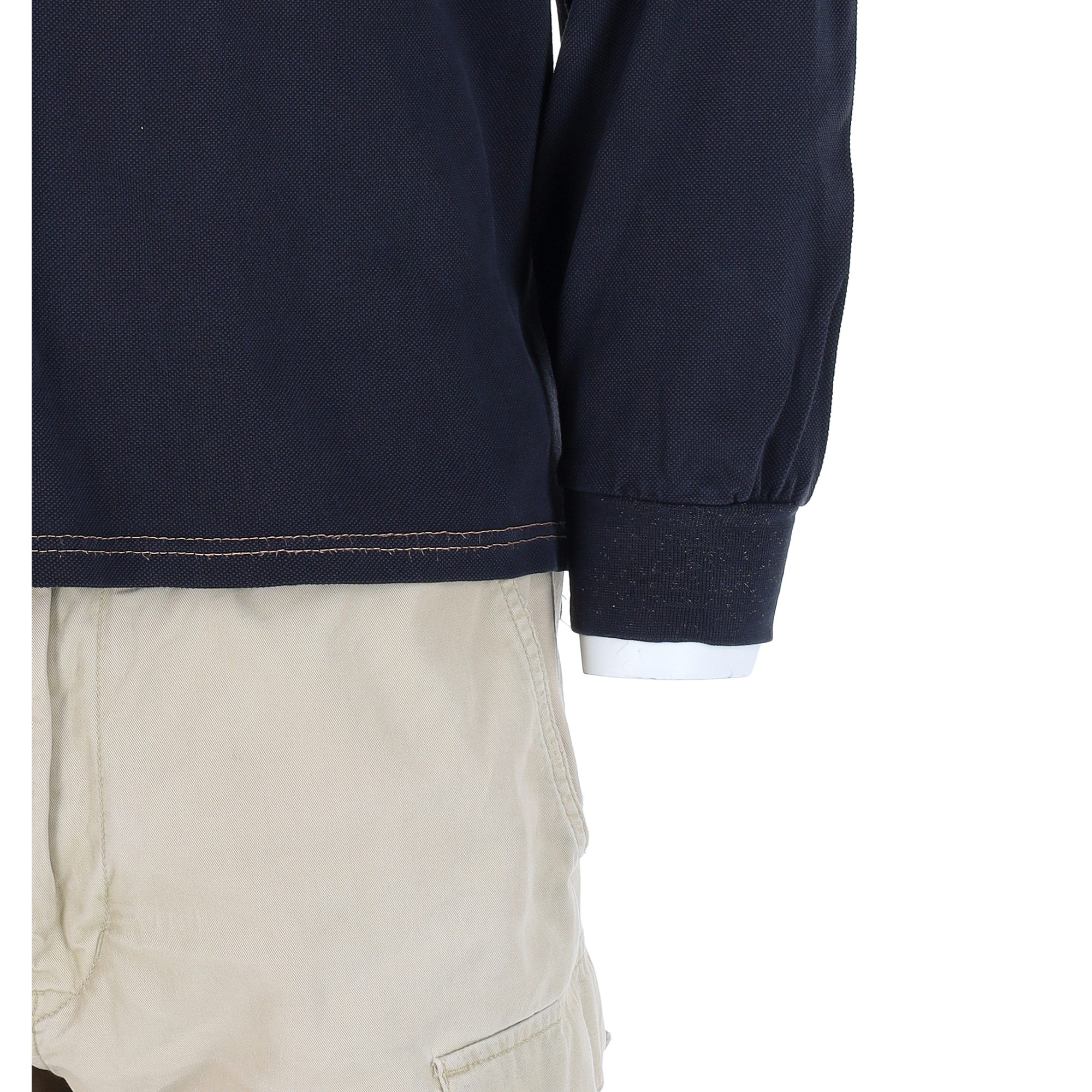 Polo manches longues Homme  Gris 5