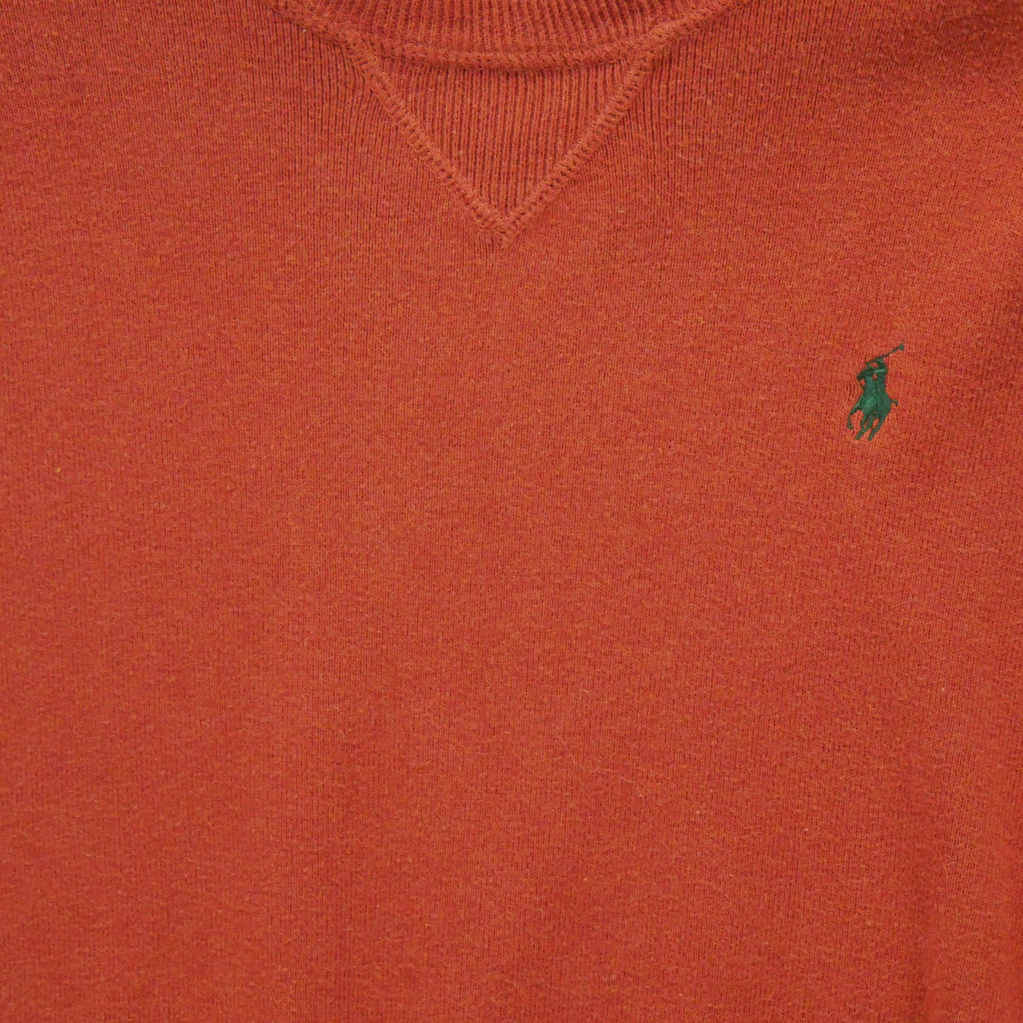 Pull Homme  Col rond Orange 3