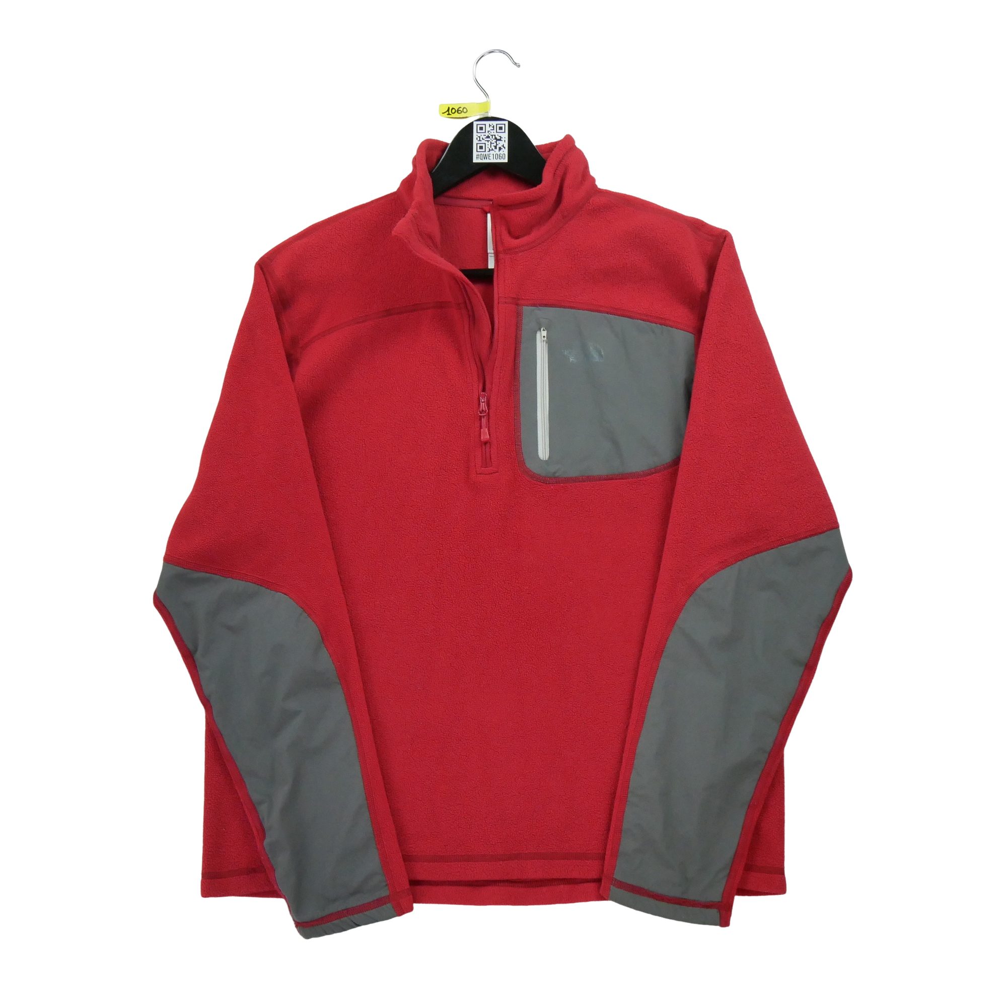 Pull polaire Homme  Polartec Rouge 1