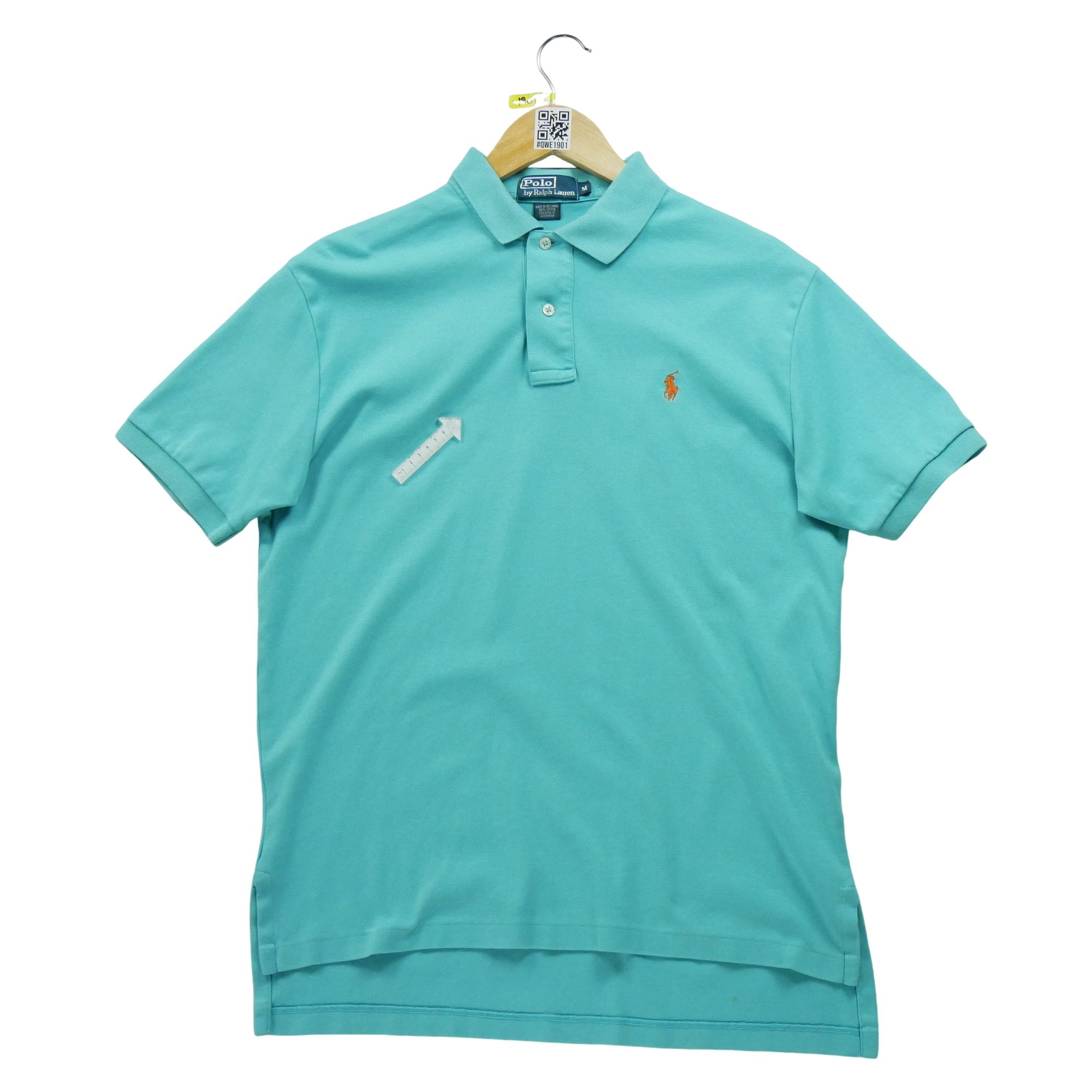 Polo manches courtes Homme  Turquoise 4