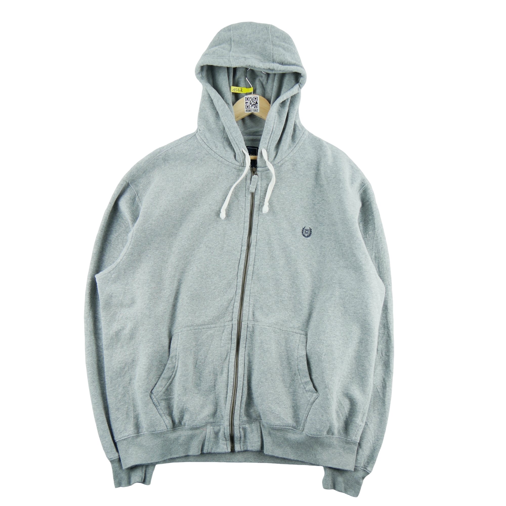 Sweat à capuche Homme  full-zip Gris 1