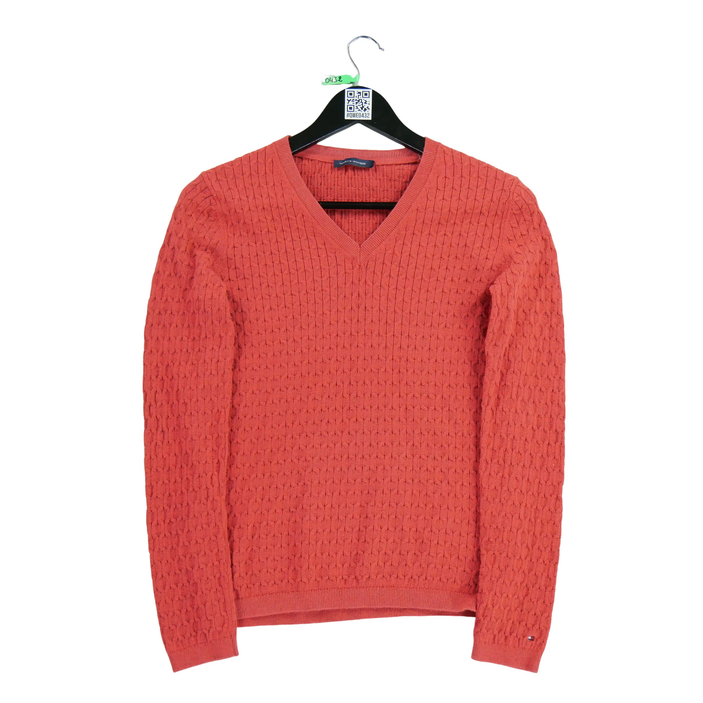 Pull Femme Torsadé Rouge 1