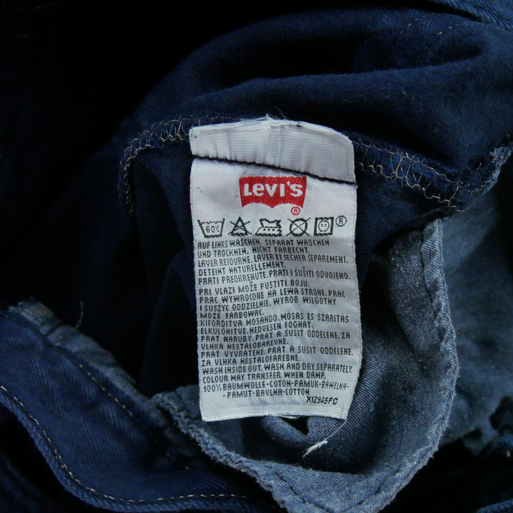 Jean Homme Levis 501 Marine 7