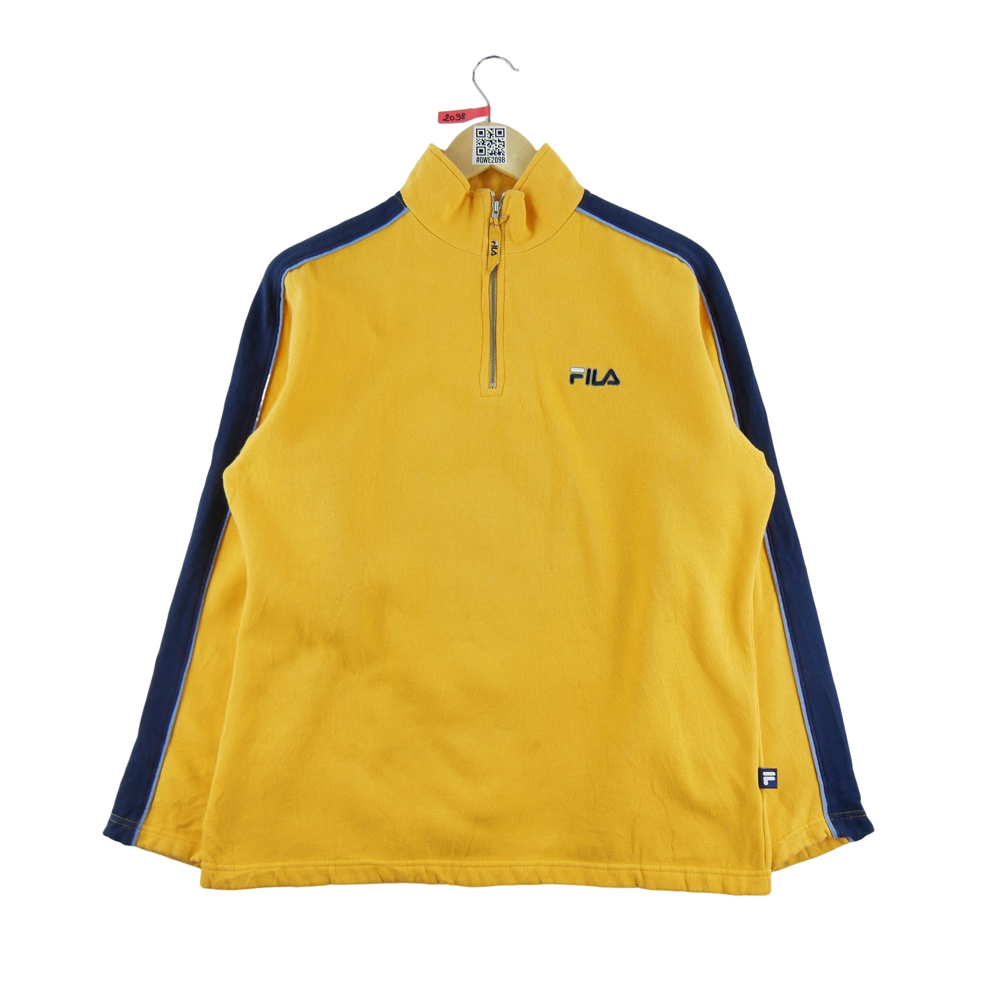 Sweat Homme Vintage Jaune - État correct