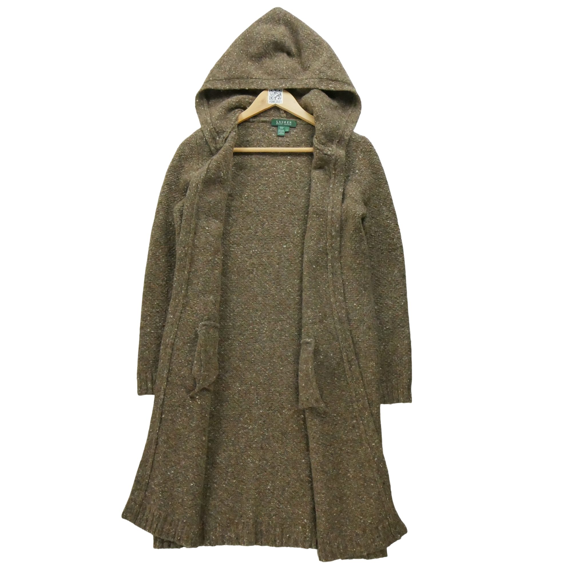 Gilets Femme  en laine Marron 3