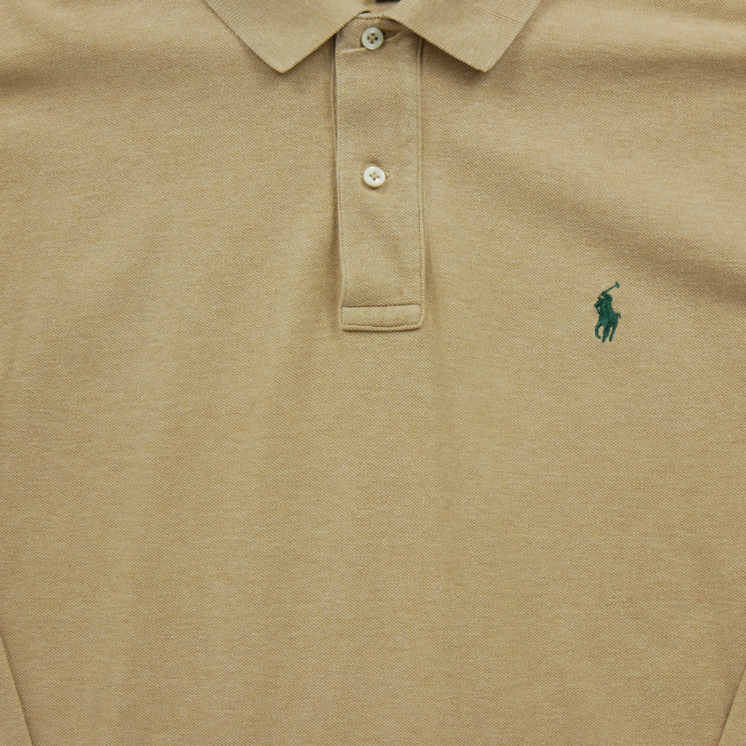 Polo manches longues Homme  Beige 3