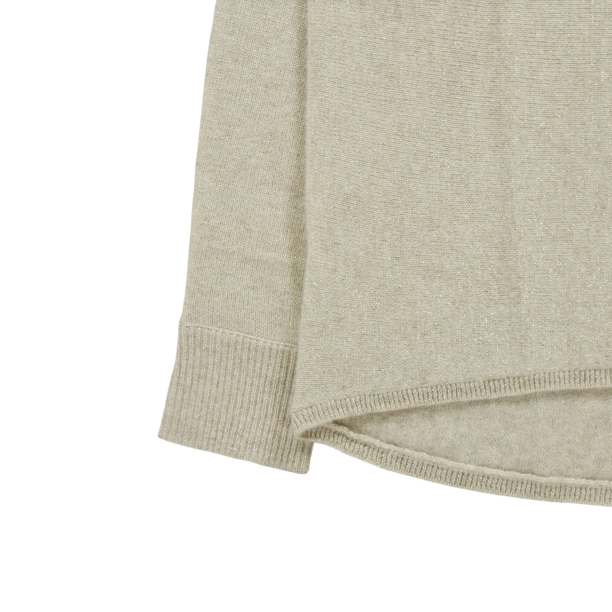 Pull Femme  en cachemire Beige 3