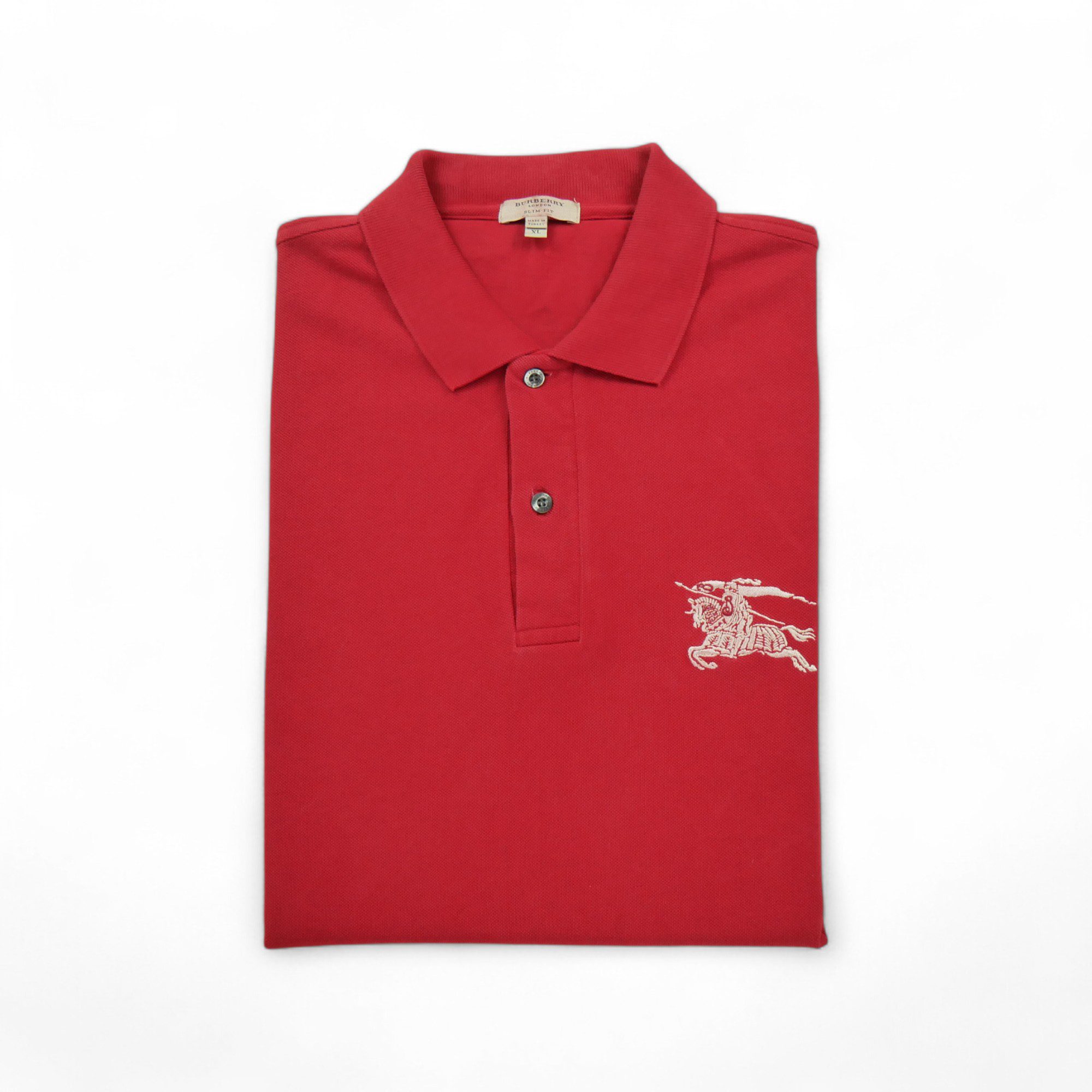 Polo manches courtes Homme  Rouge 1