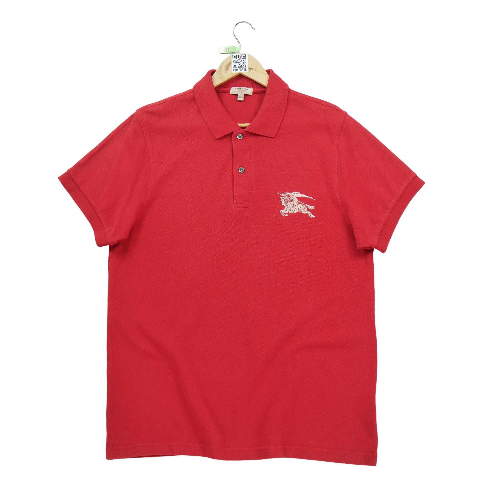 Polo manches courtes Homme  Rouge 2