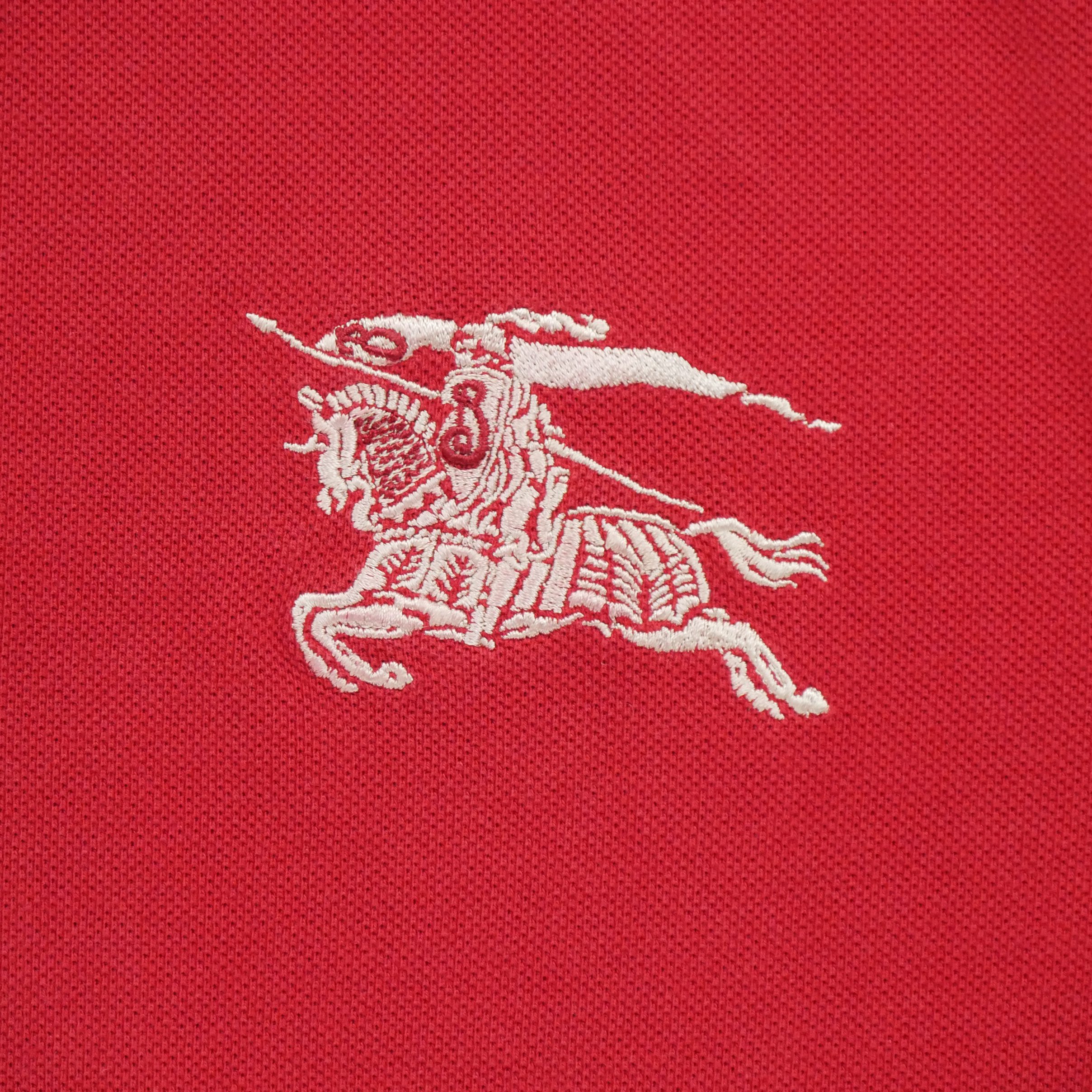 Polo manches courtes Homme  Rouge 5