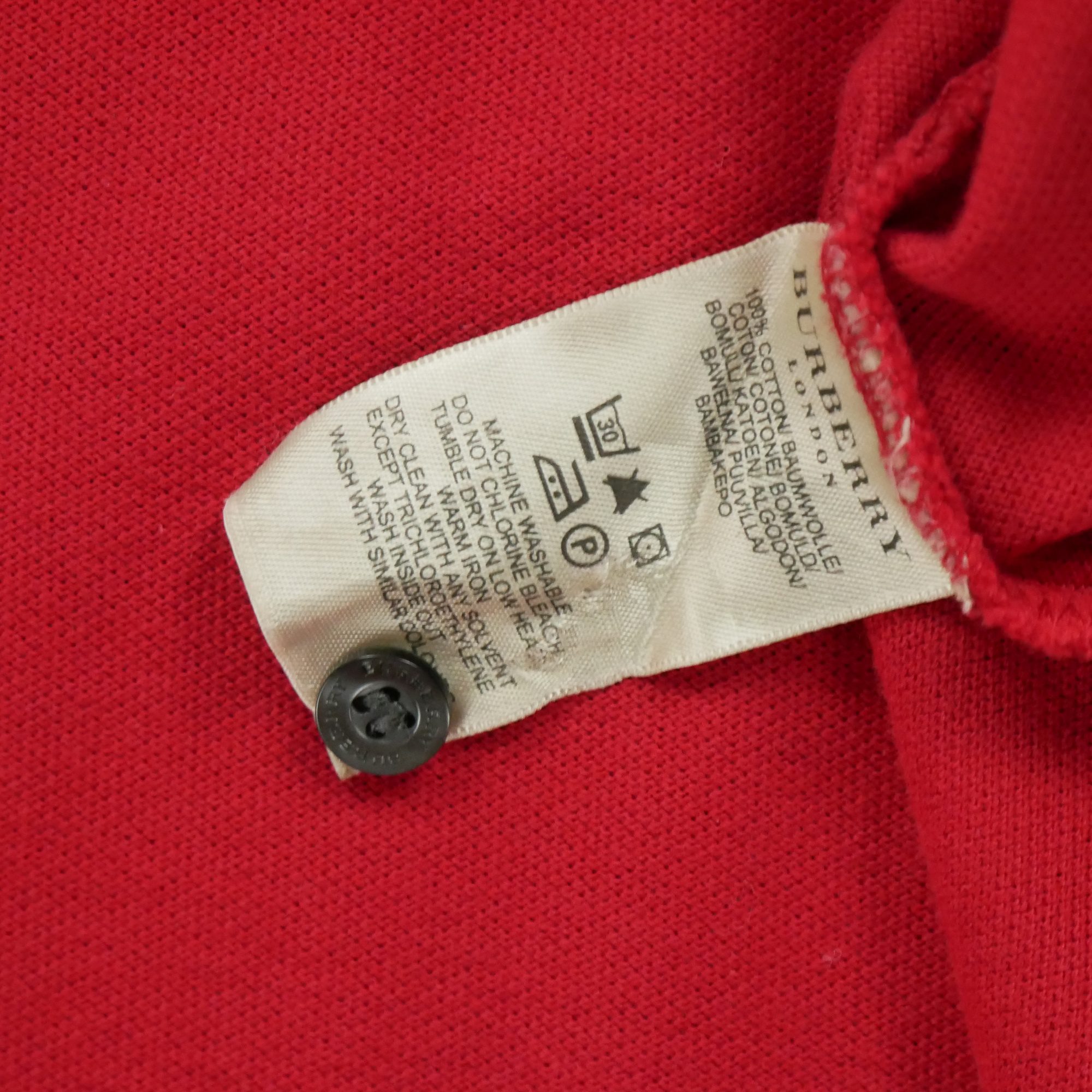 Polo manches courtes Homme  Rouge 7