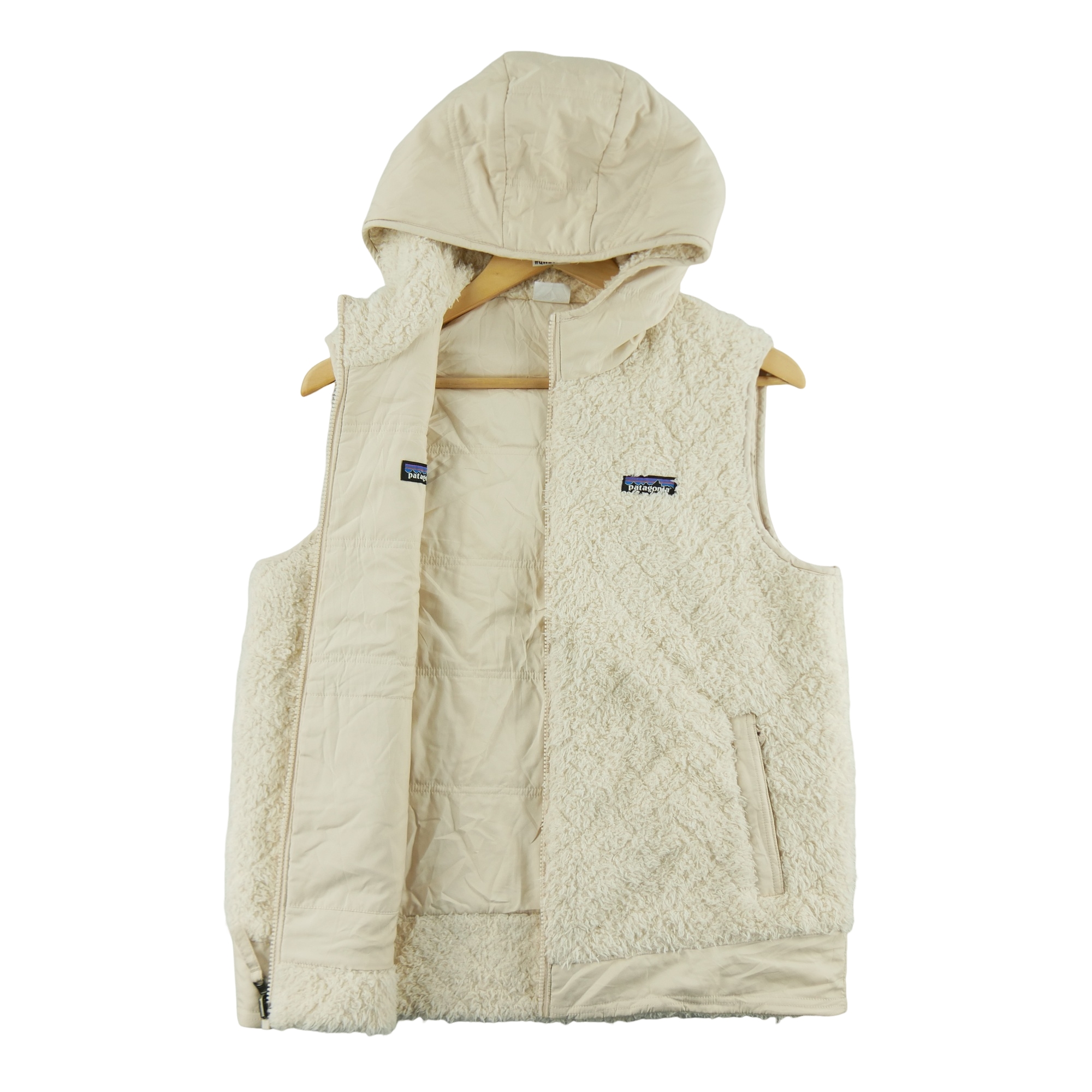 Veste polaire Femme  réversible Beige 3