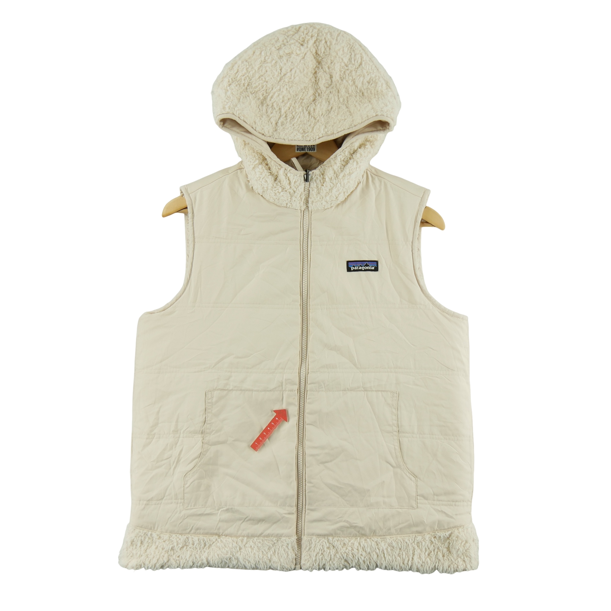 Veste polaire Femme  réversible Beige 4