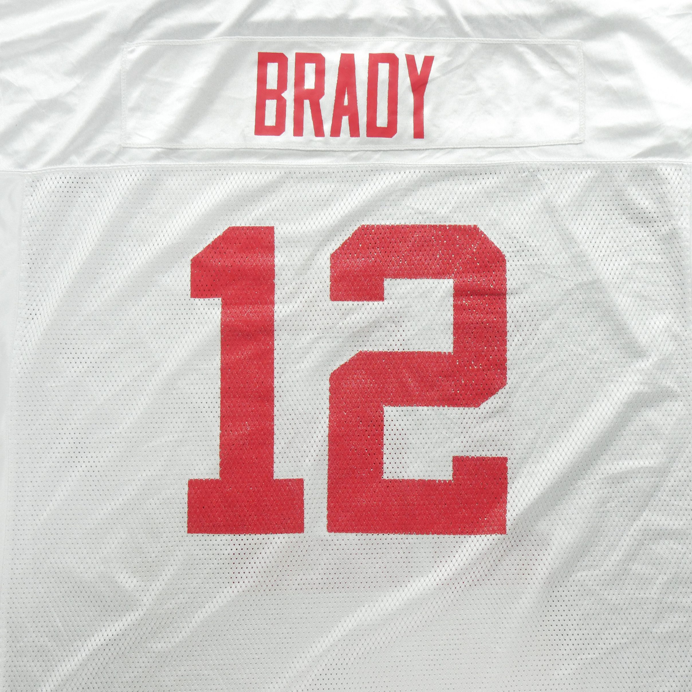 Maillot Homme NFL Tom Brady Blanc 5