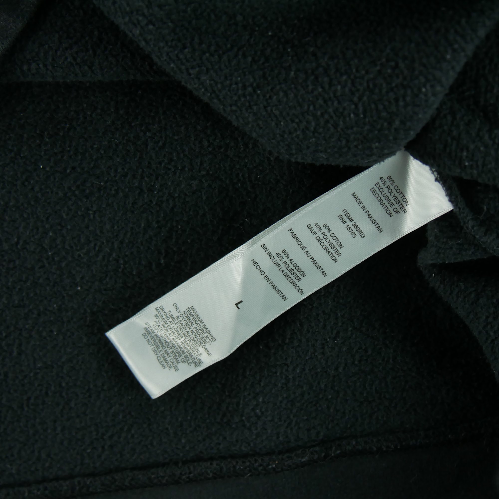 Sweat Homme  Noir 6