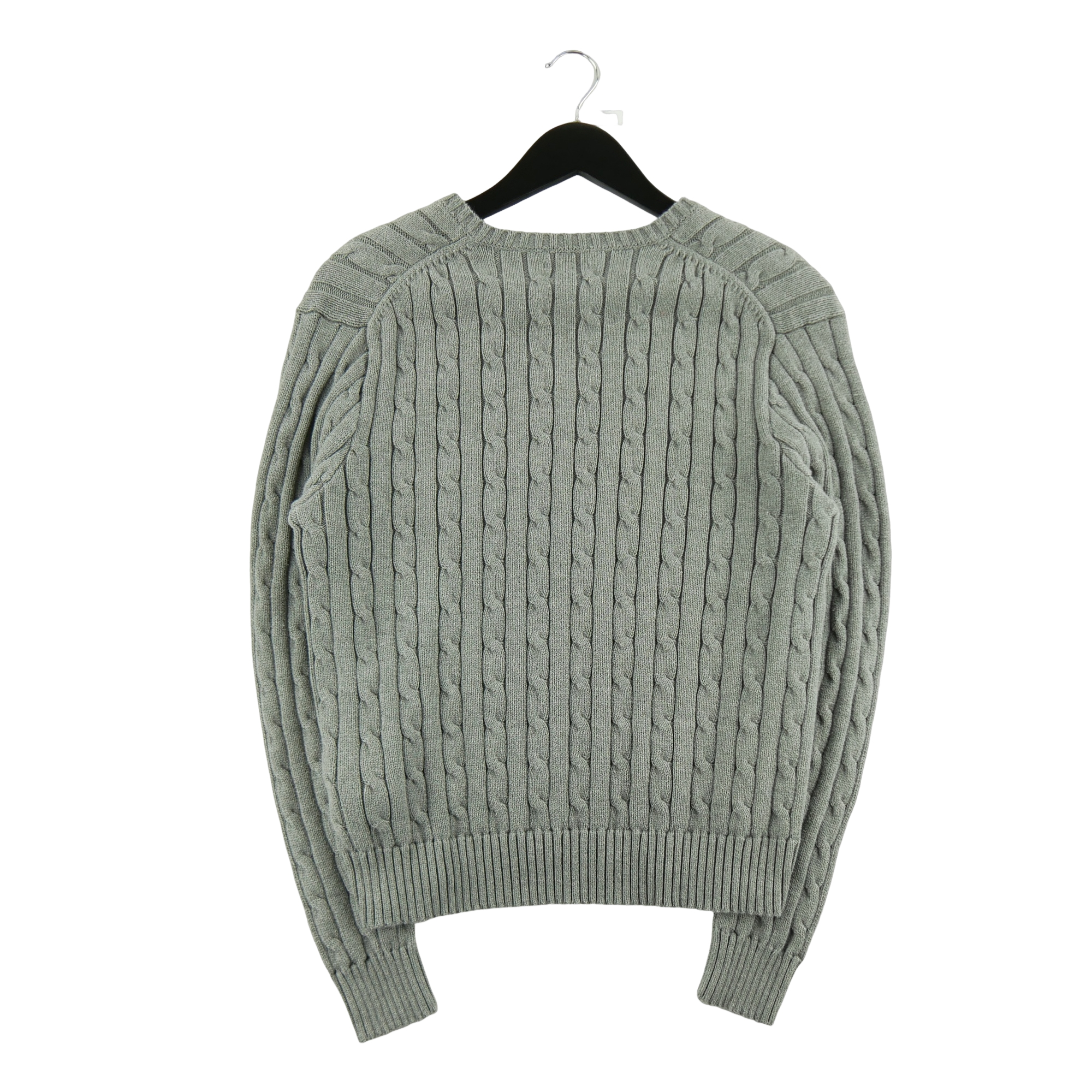 Pull Femme  maille torsadée Gris 2