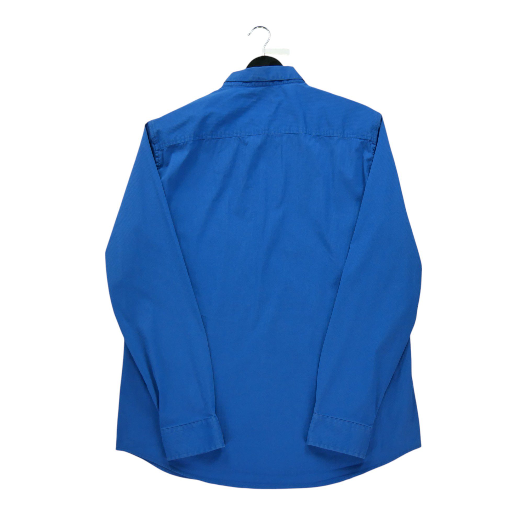 Chemise classiques Homme uni Bleu 3