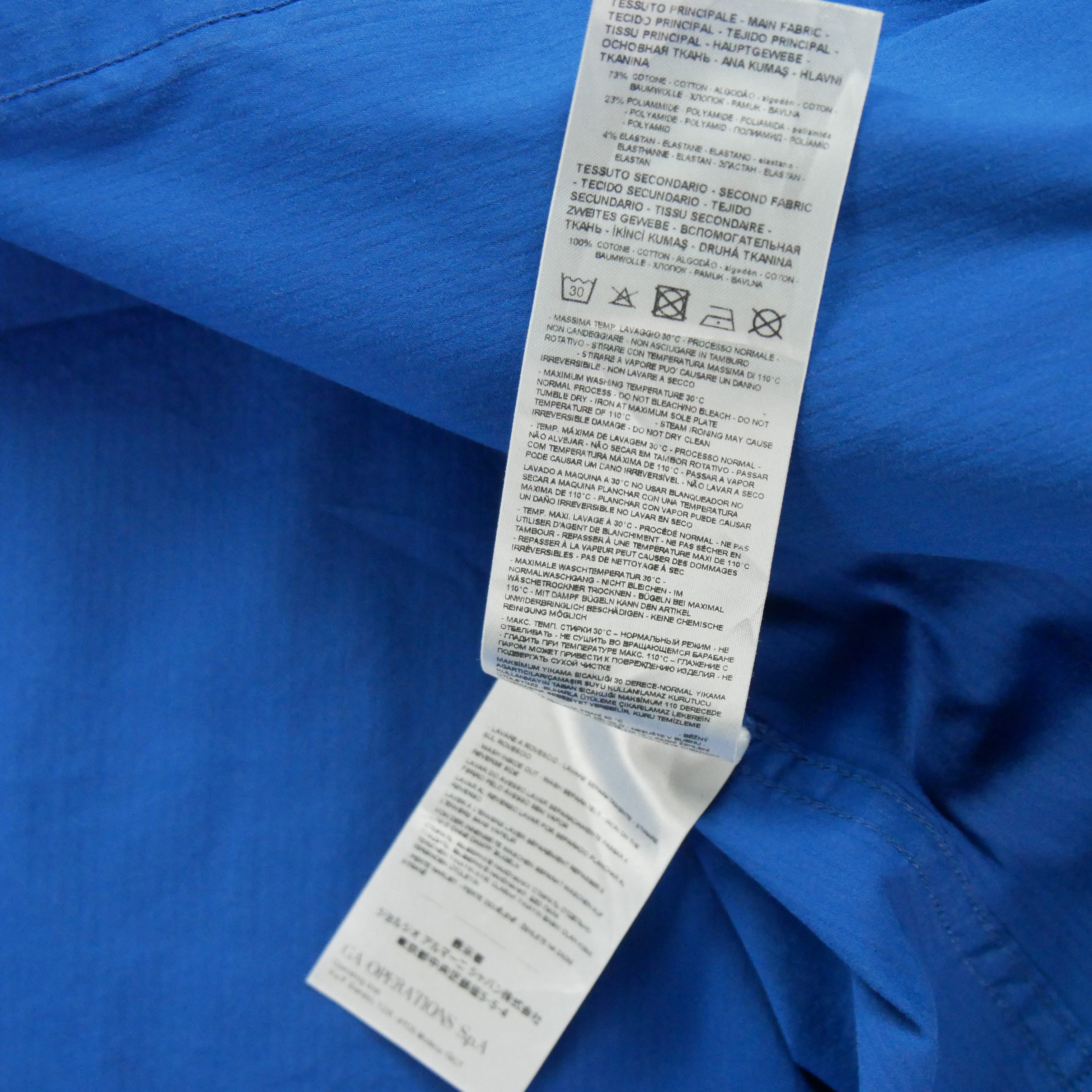 Chemise classiques Homme uni Bleu 8