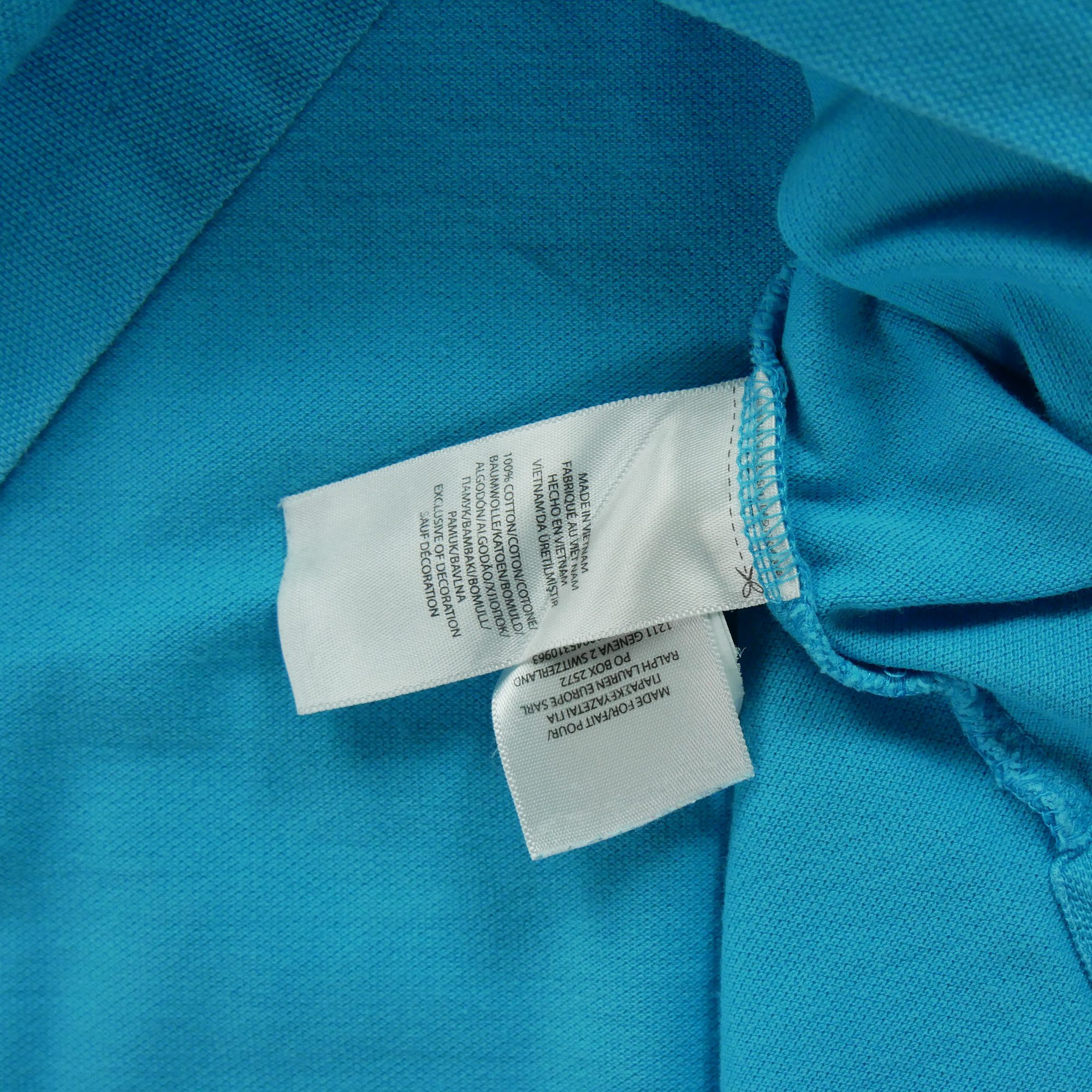 Polo manches courtes Homme  Turquoise 9