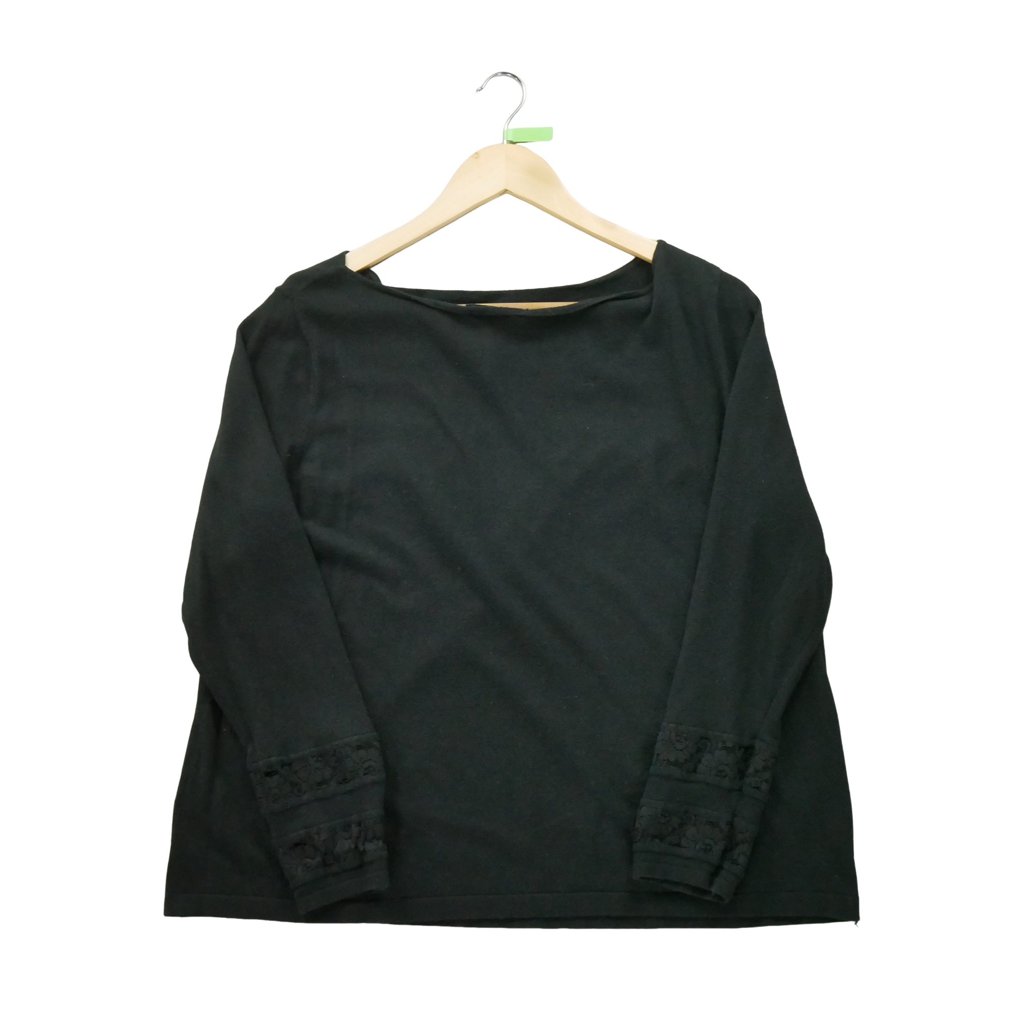 Pull Femme  en soie Noir 2