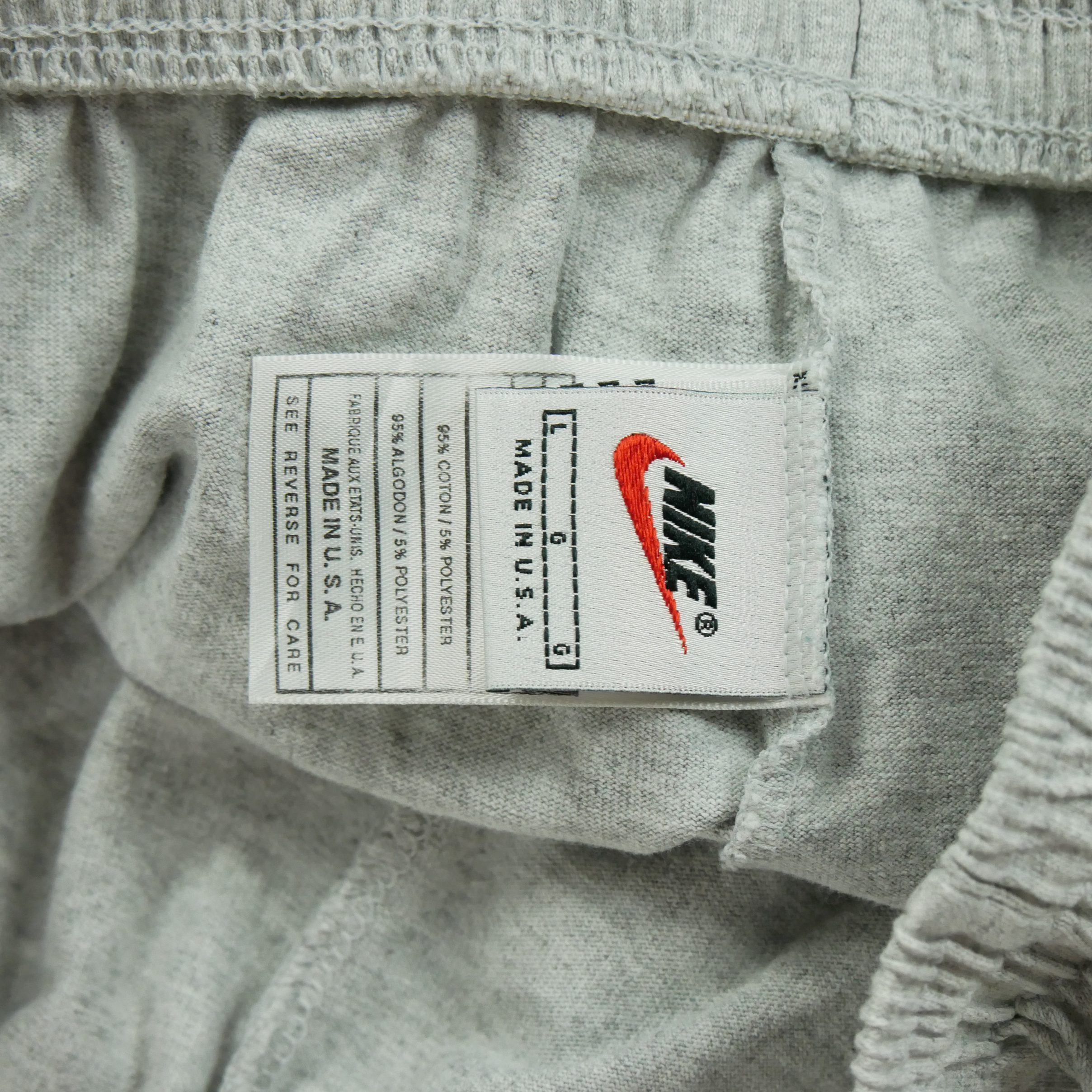 Short Homme  Made in USA Vintage Gris 5