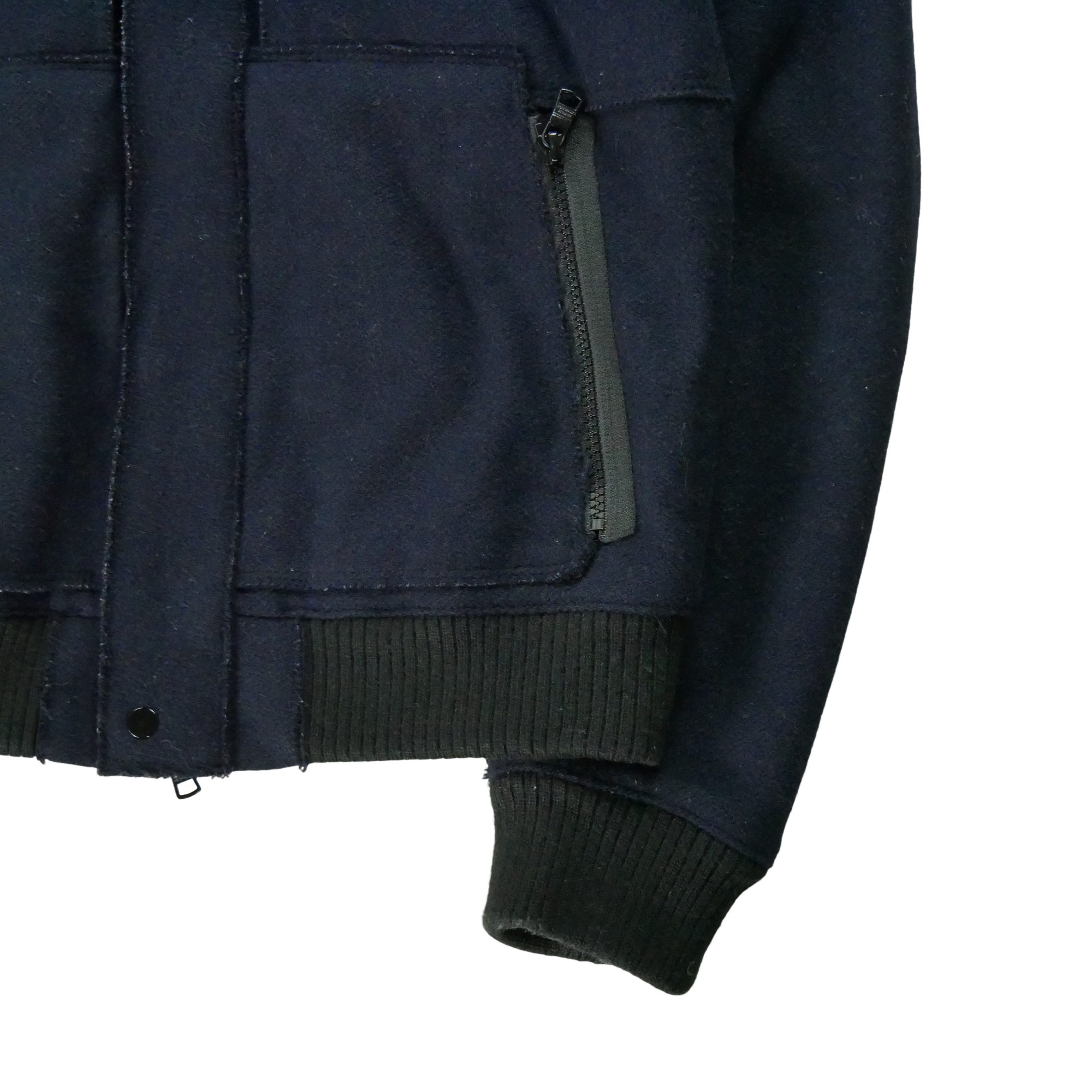 Blouson Homme  en laine Marine 5