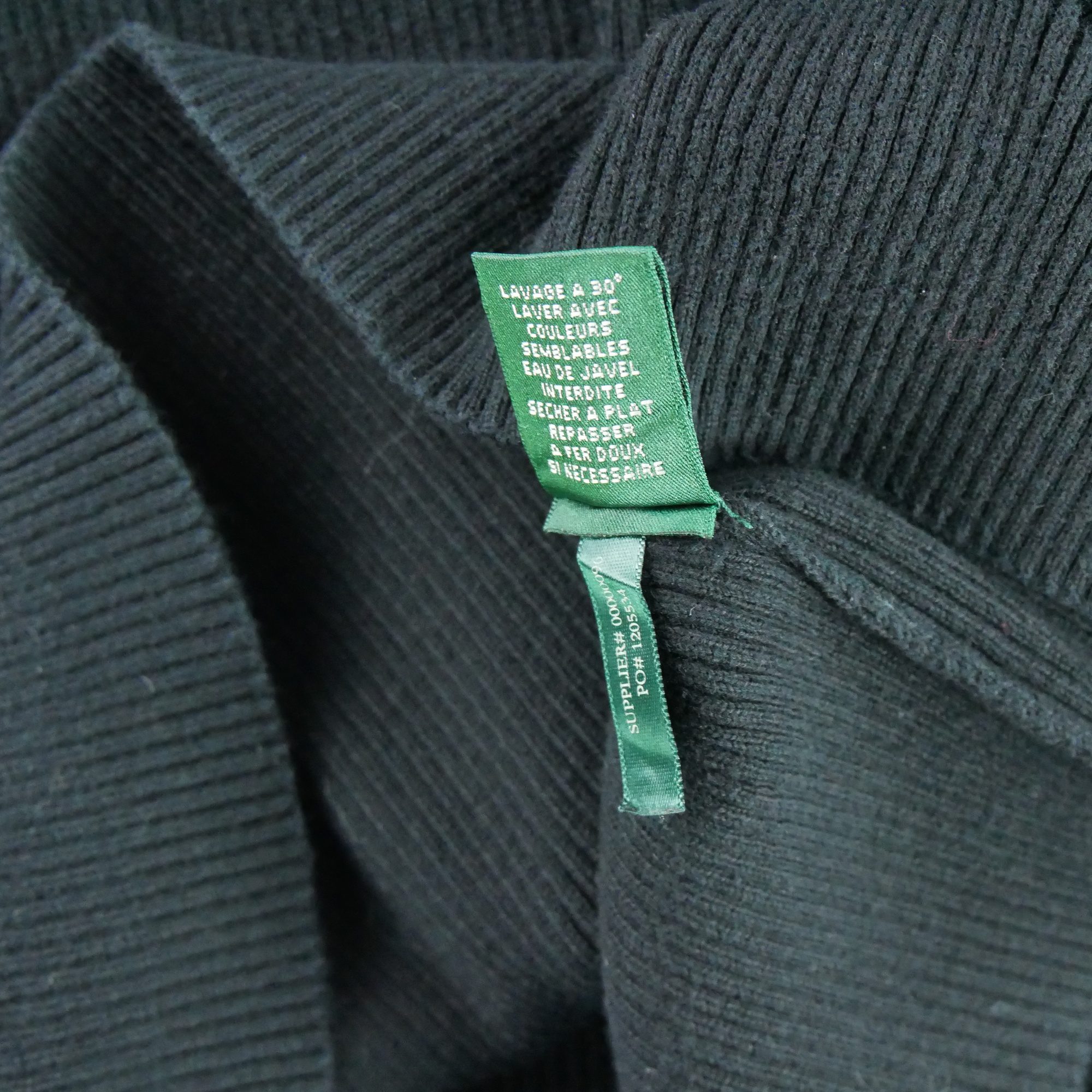 Pull Femme  col roulé Noir 6
