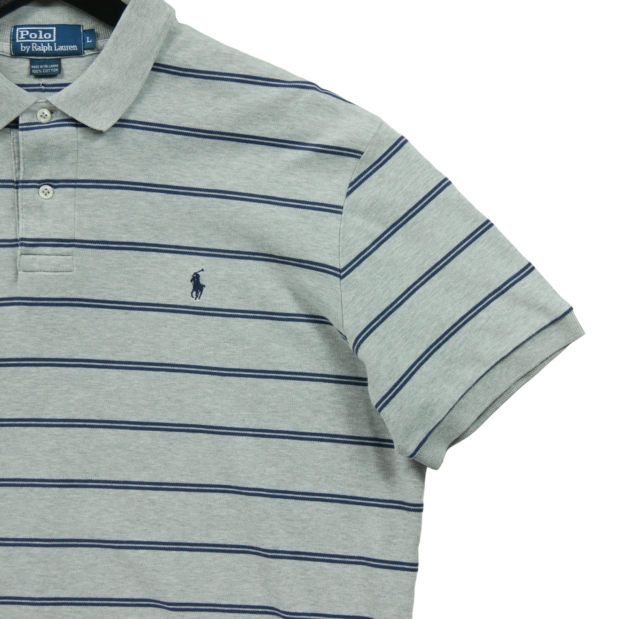 Polo manches courtes Homme  Gris 3