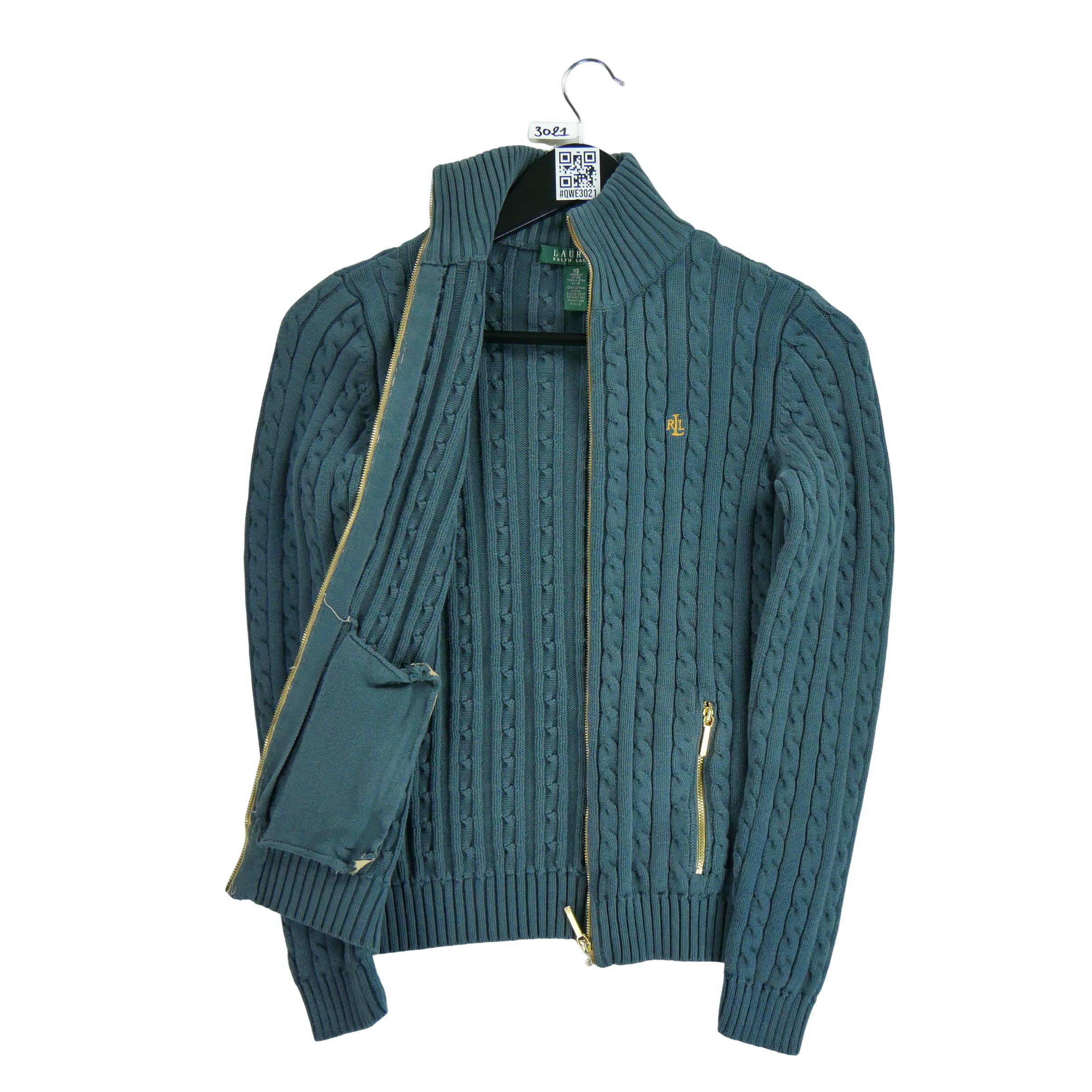 Gilet Torsadé Femme Bleu 3