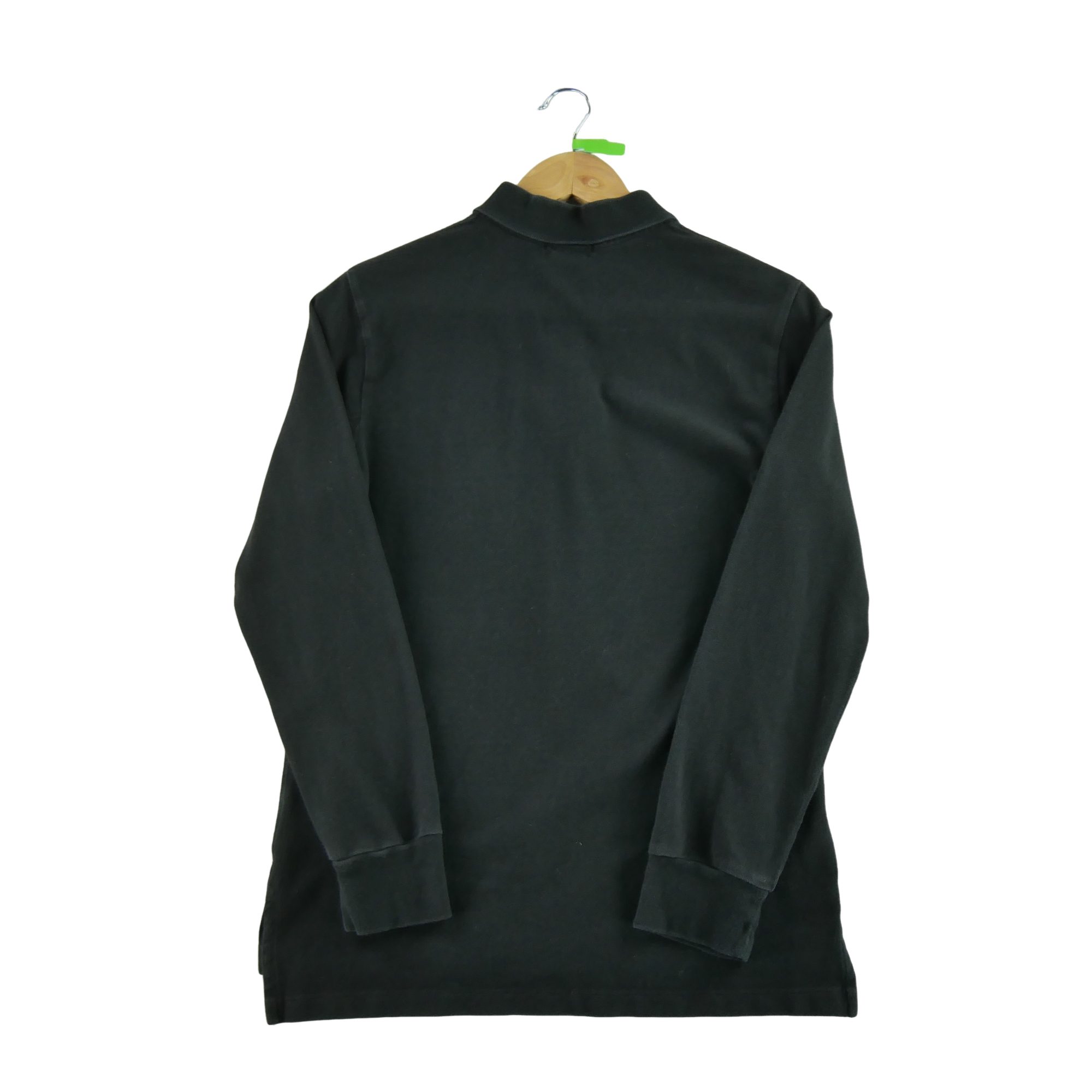 Polo manches longues Homme  Noir 2