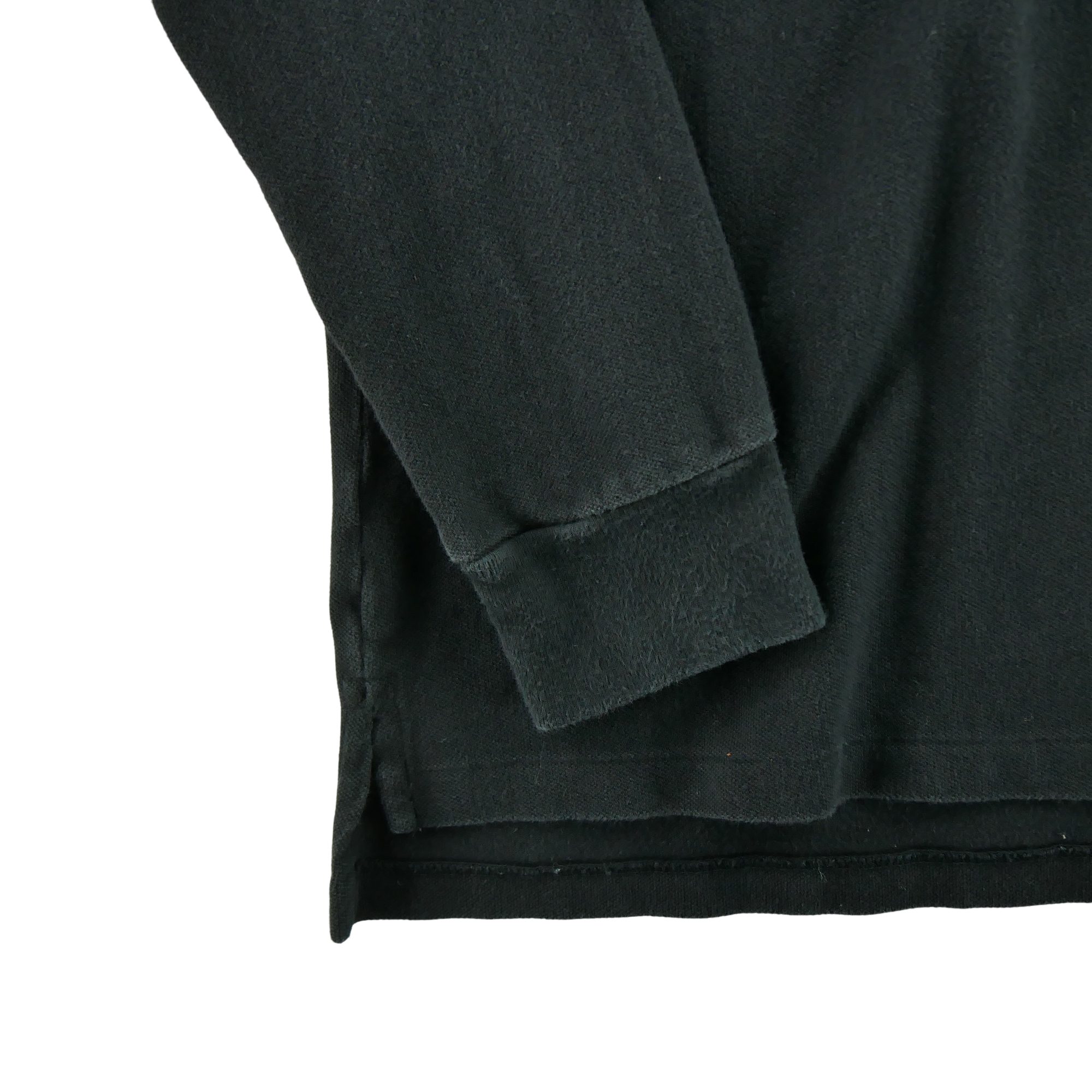 Polo manches longues Homme  Noir 4