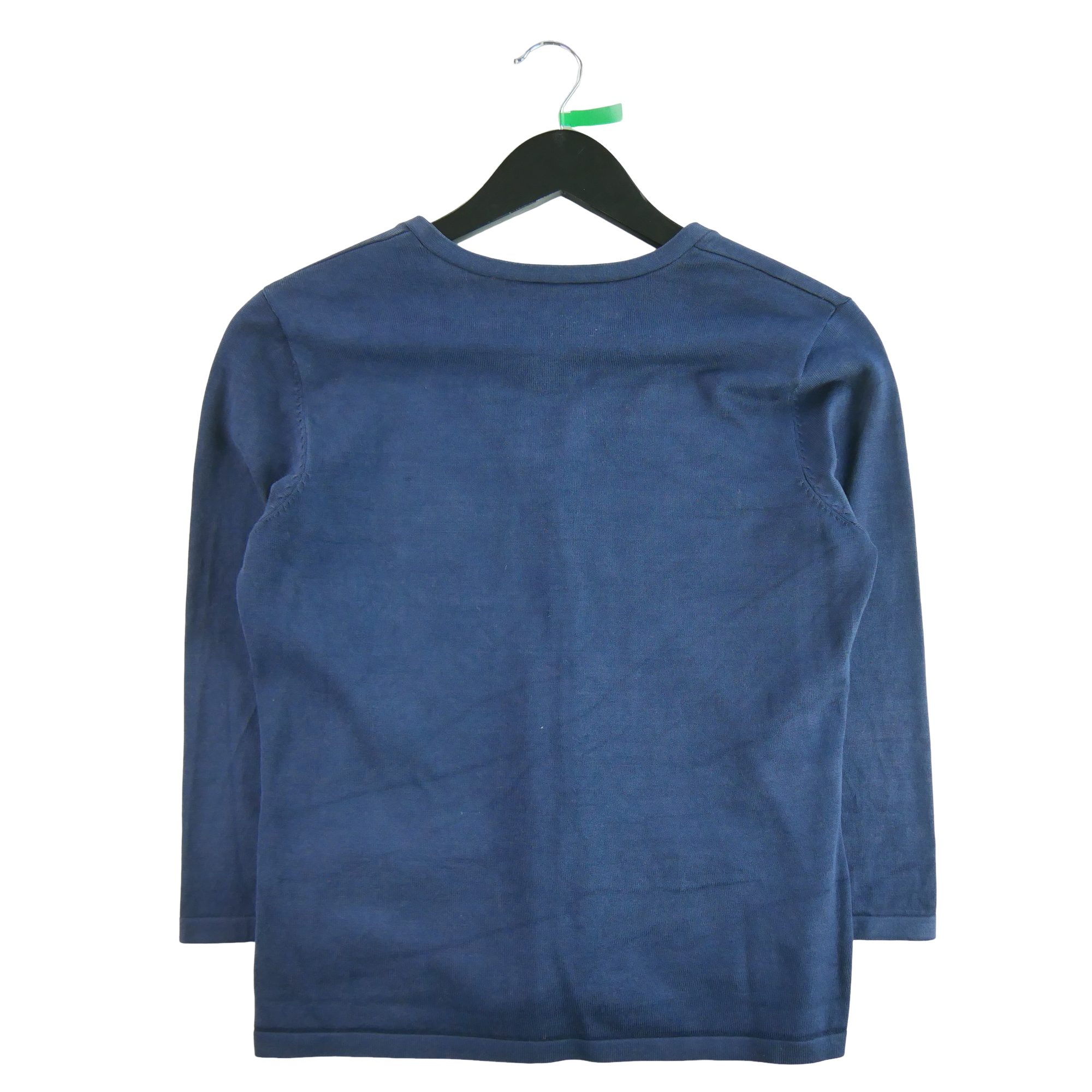Gilets Femme  en soie Marine 2