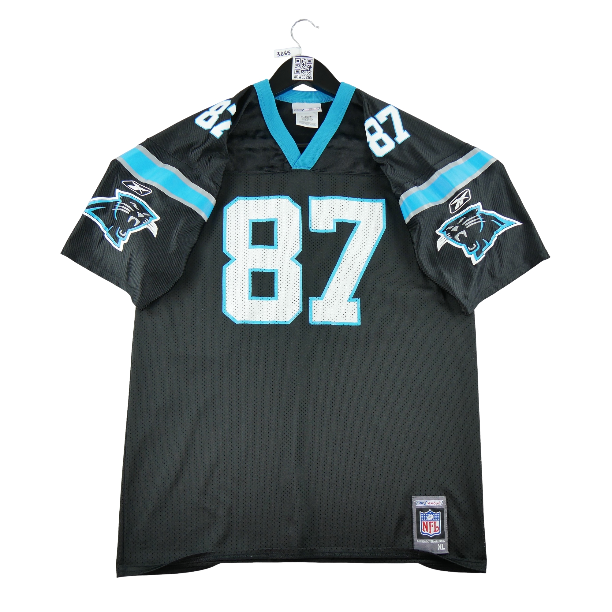 Maillot Homme NFL Carolina Panthers Noir