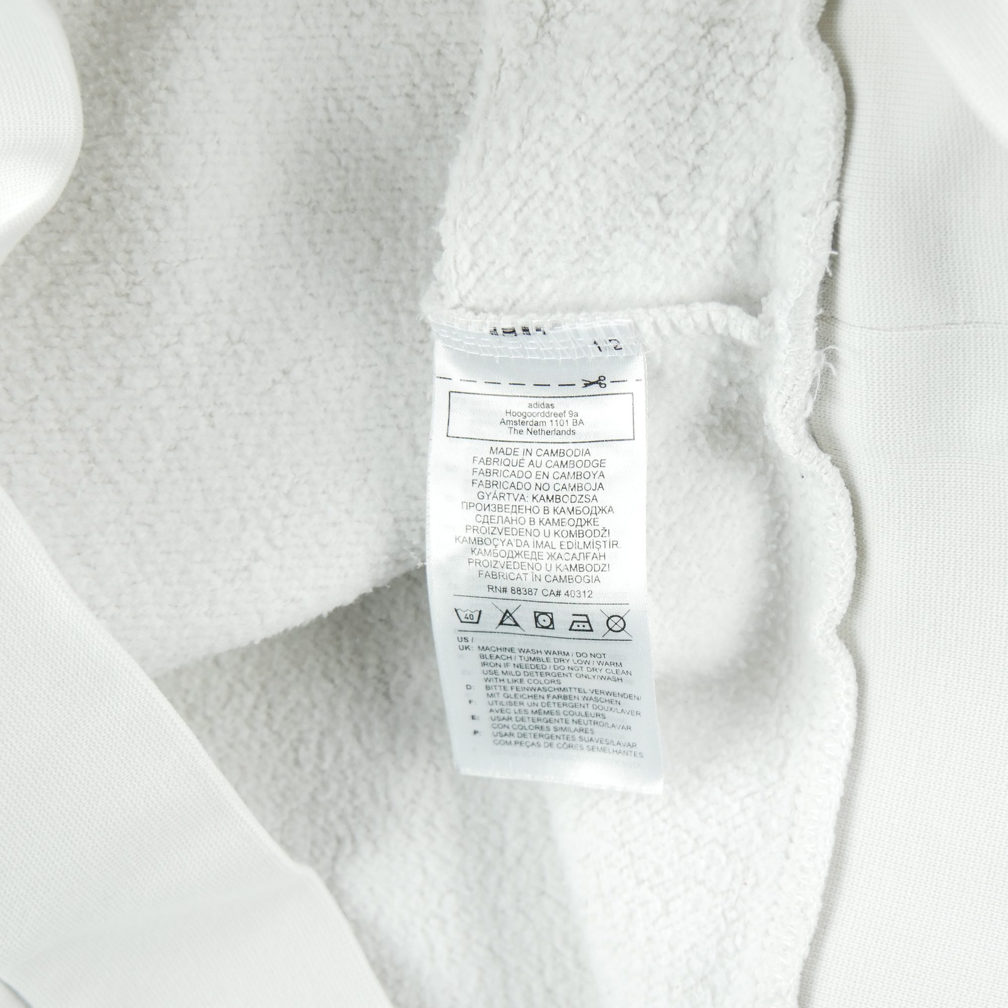 Sweat à capuche Homme  Blanc 6